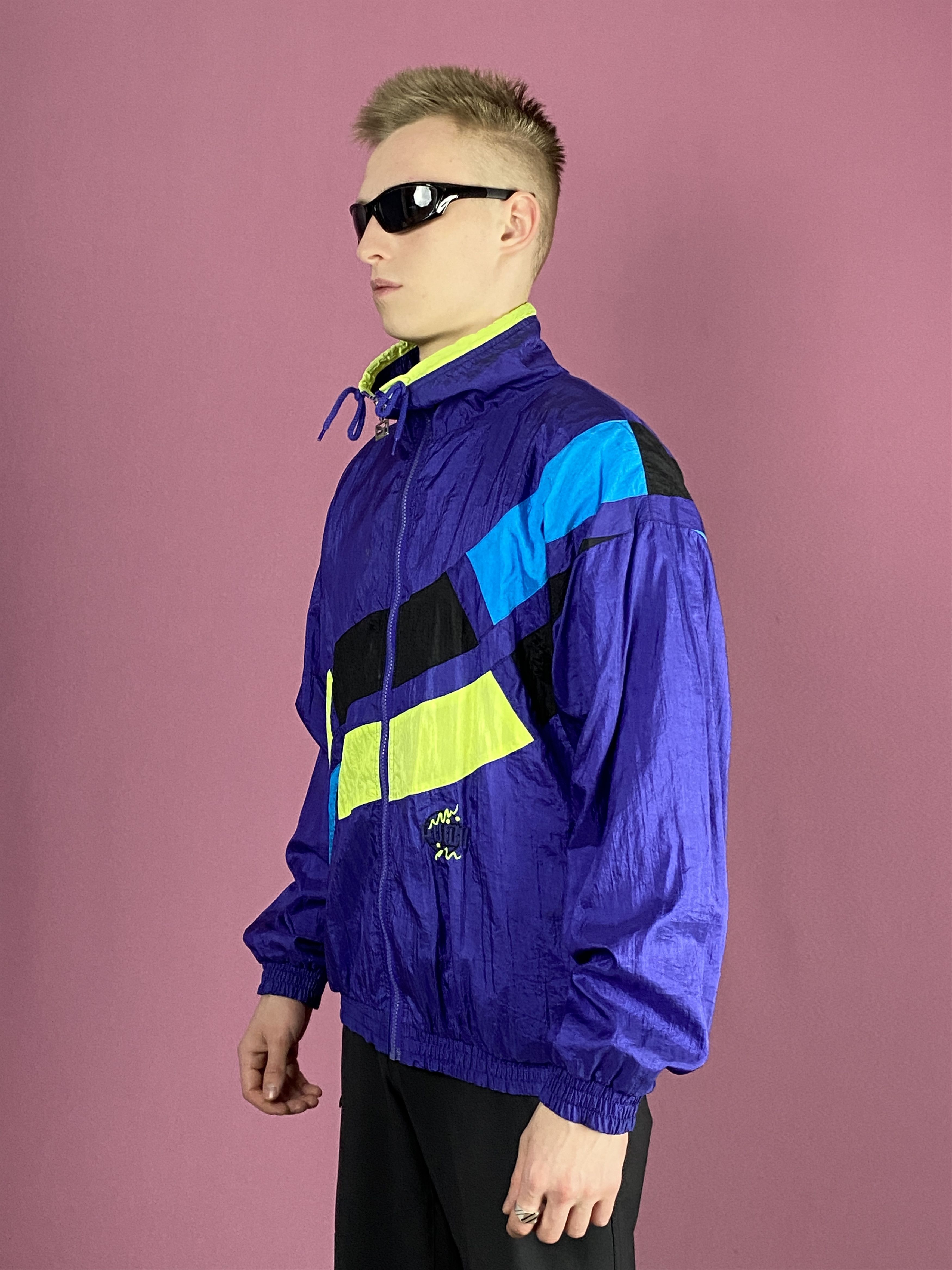 Puma × Vintage 80s Puma Vintage Men's Windbreaker Jacket - M Sport Jacket Size US M / EU 48-50 / 2 - 2 Thumbnail