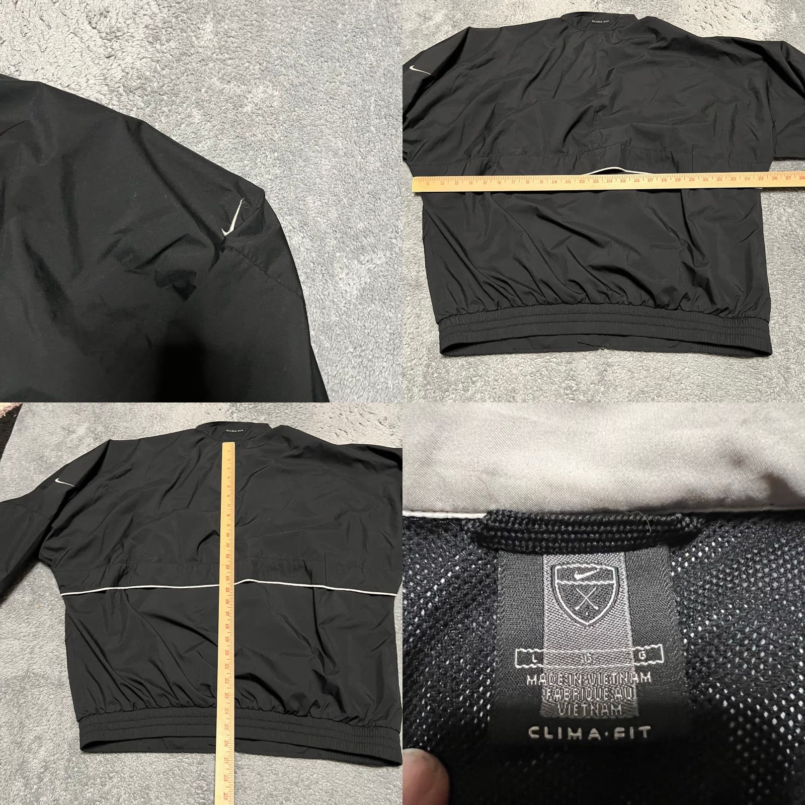 Nike Nike Golf Windbreaker Jacket L Clima-FIT Black Performance Mens Size US L / EU 52-54 / 3 - 8 Thumbnail