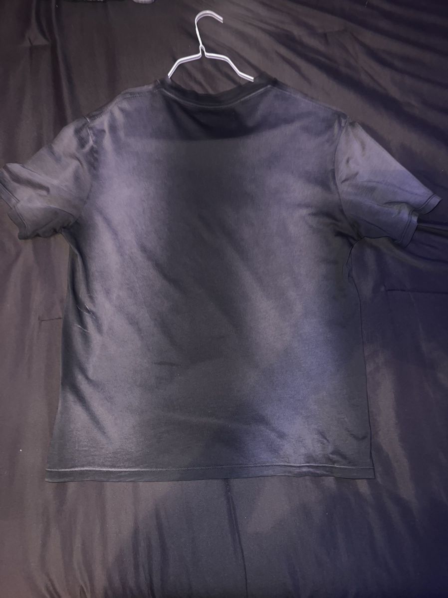 Amiri Amiri Faded Black Distressed MA Bar Logo T-Shirt Size US S / EU 44-46 / 1 - 2 Thumbnail