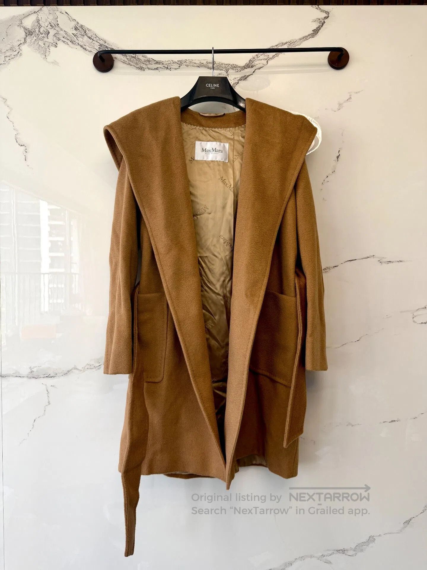 Max Mara maxmara hooded bathrobe coat. Size M / US 6-8 / IT 42-44 - 1 Thumbnail