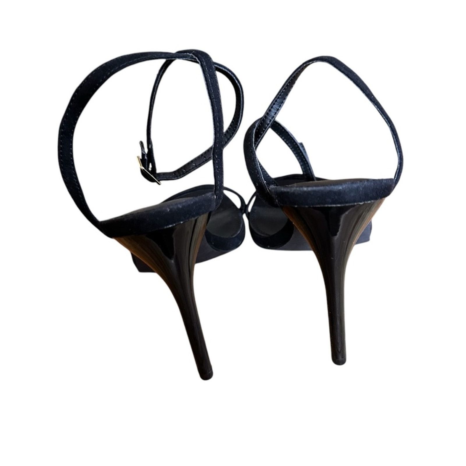 Asos ASOS Minimalist Strappy Heels - Size 7 - Black - NWOT Size US 7 / IT 37 - 3 Thumbnail