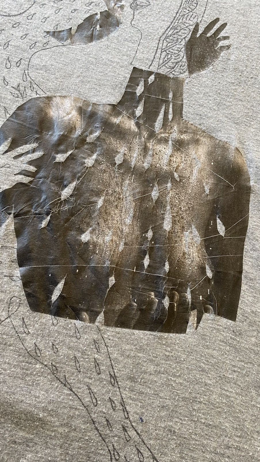 Issey Miyake × Zucca Zucca Graphics Art Tshirt Size M / US 6-8 / IT 42-44 - 3 Thumbnail