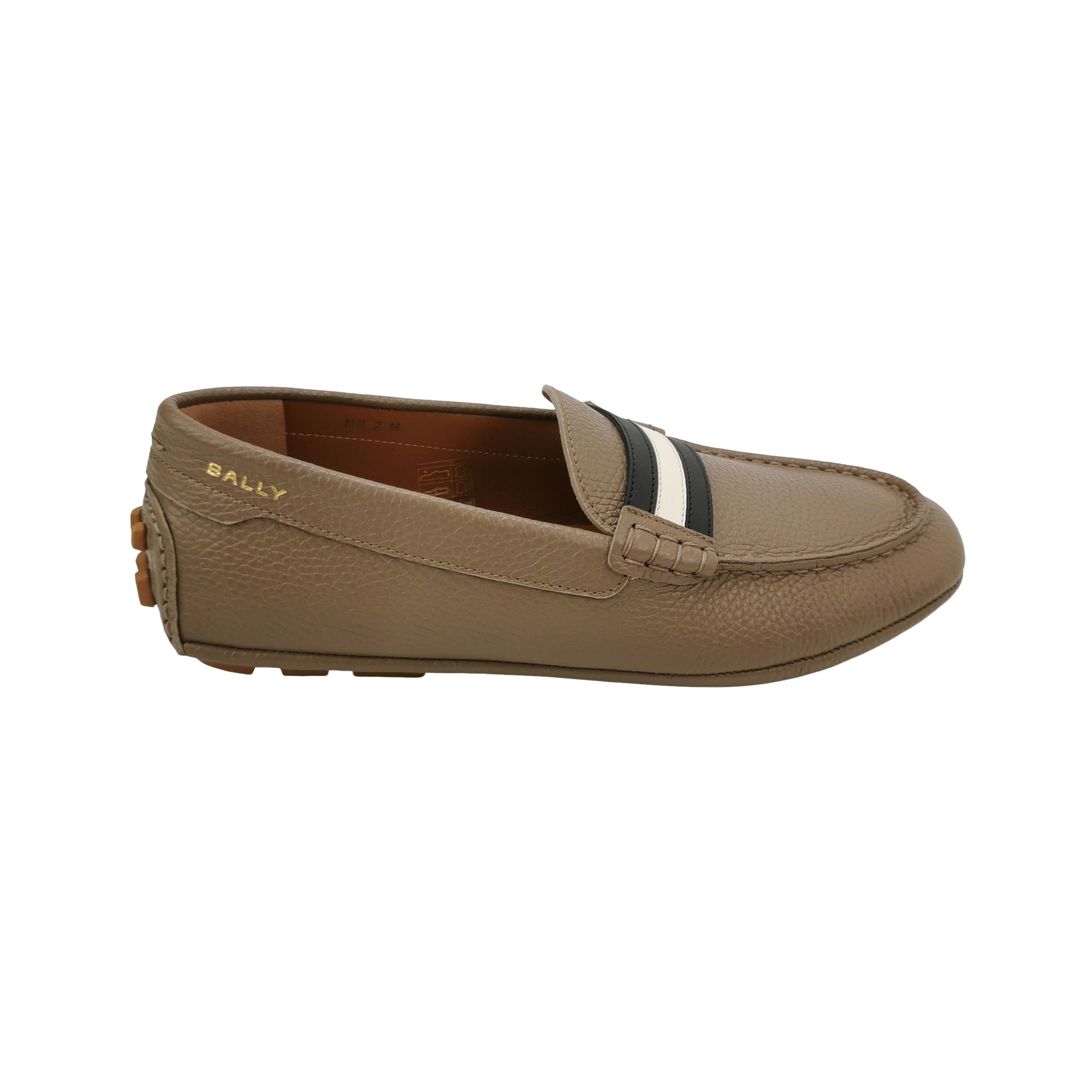 Bally Bally Grained Leather Striped Drivers EU 39 Size US 6 / EU 39 - 1 Thumbnail