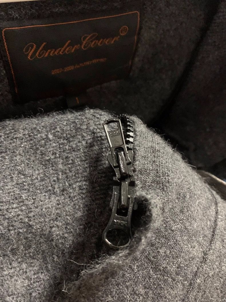 Undercover Undercover 07AW Angora wool blend wool-trimmed hooded vest Size US S / EU 44-46 / 1 - 6 Thumbnail