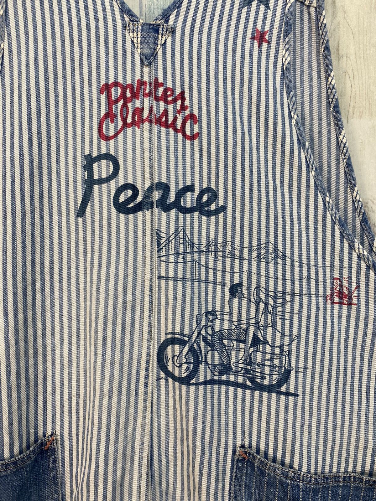 Porter 🔥GRAIL ICONIC🔥Vtg Porter Classic Hawaiian Denim Overall Size US XL / EU 56 / 4 - 11 Thumbnail