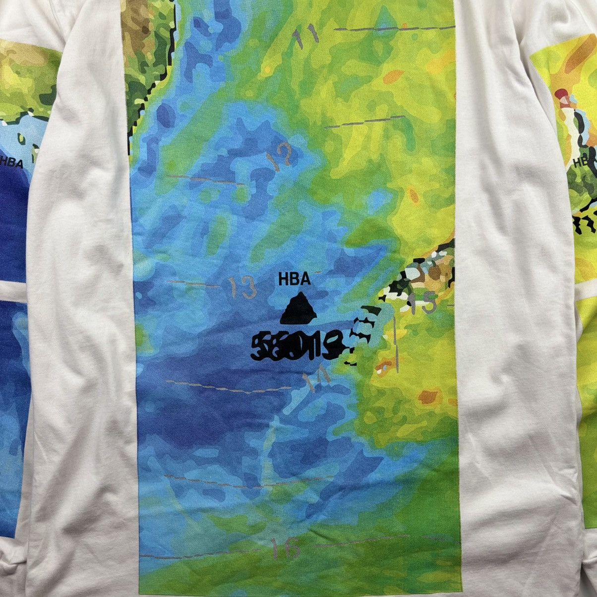Hood By Air Hood By Air Weather Map Long Sleeves Size US XL / EU 56 / 4 - 3 Thumbnail