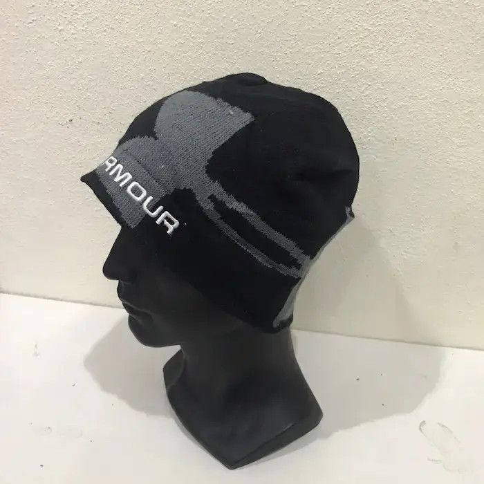 Under Armour × Vintage Under Armour Big Logo Beanie Hat Size ONE SIZE - 3 Thumbnail