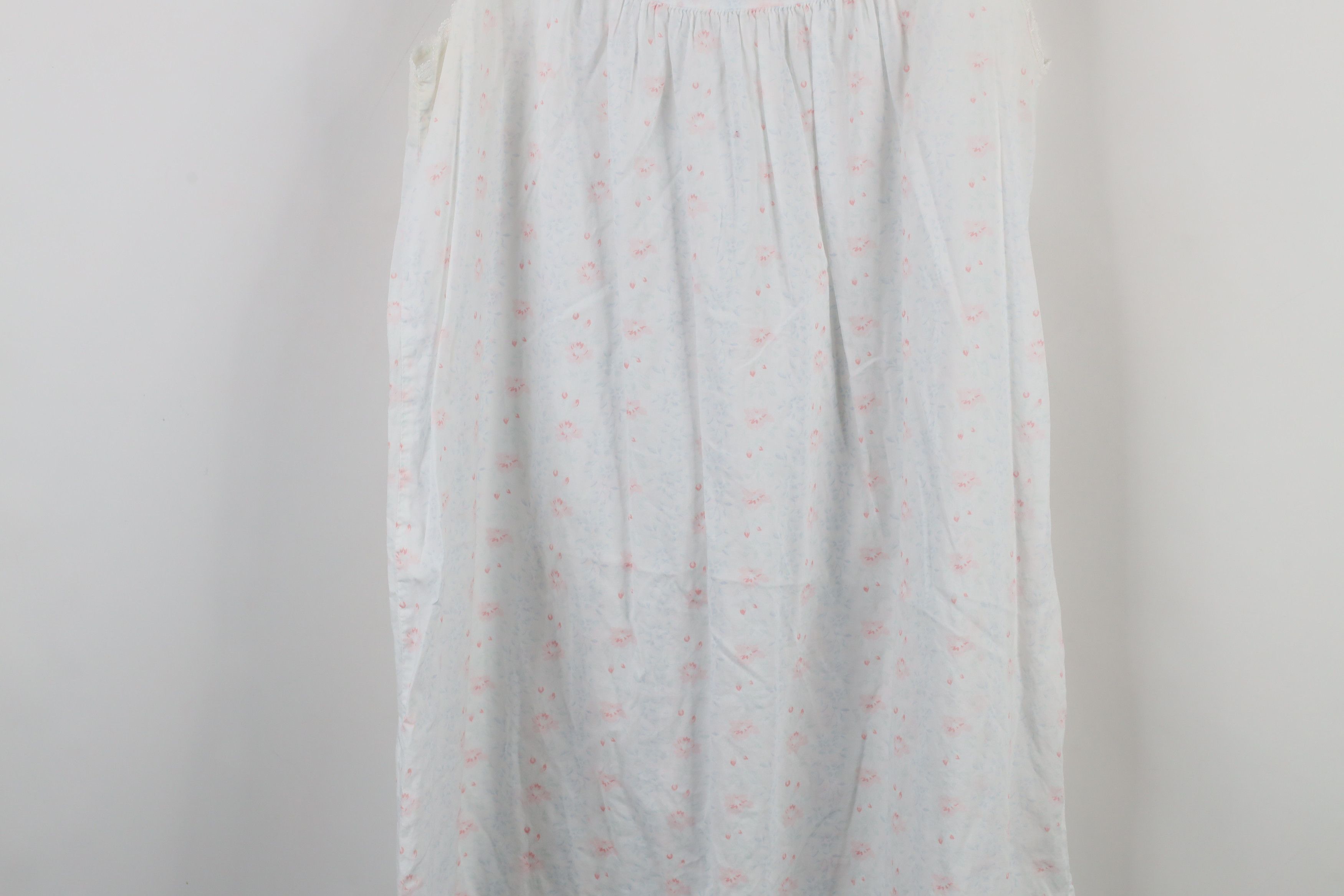 Vintage Vintage 90s Miss Elaine Lace Knit Sleeveless Night Gown Size M / US 6-8 / IT 42-44 - 13 Thumbnail