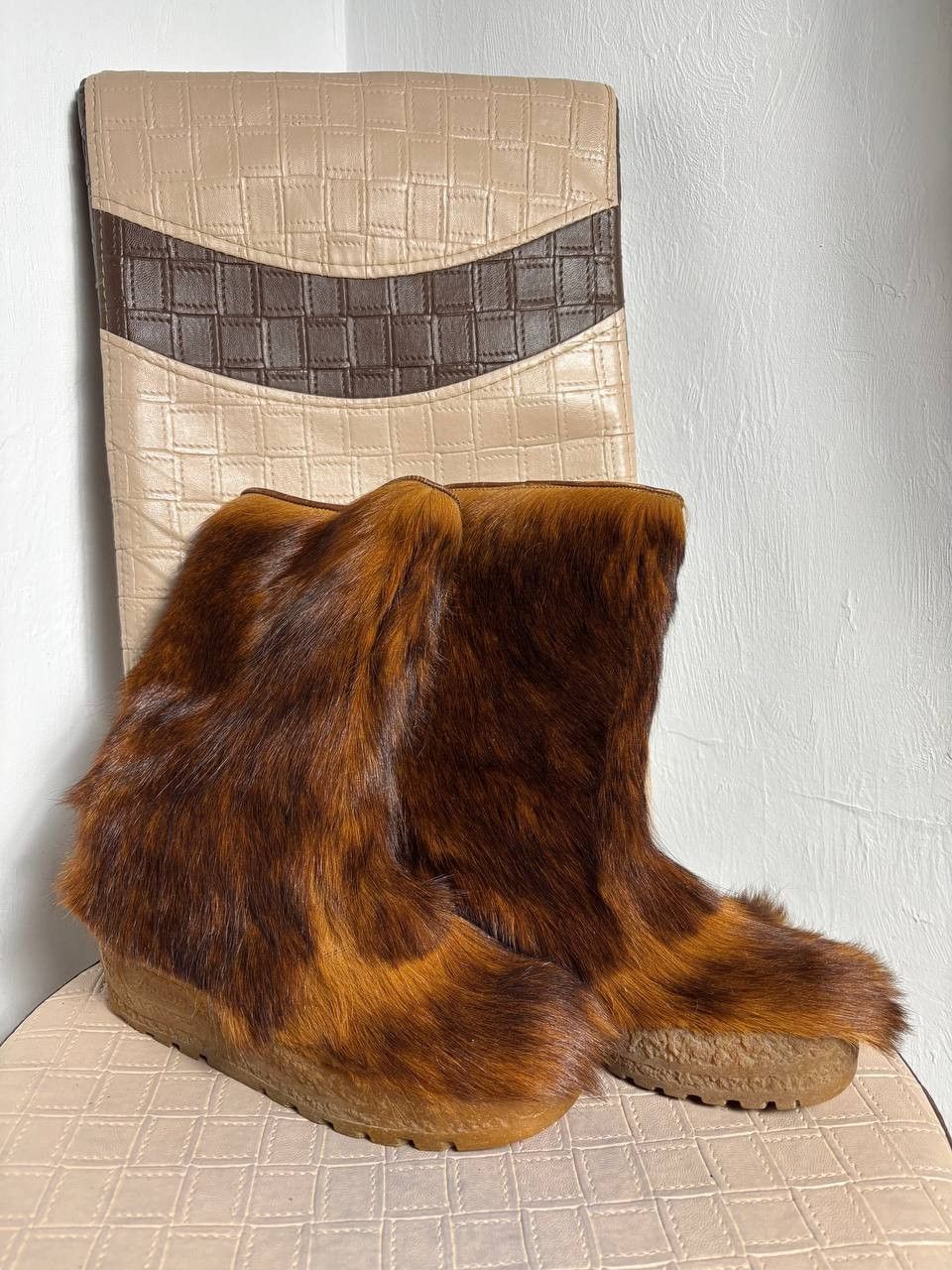 Yeti Yeti FUR Stivali Scarponi Y2K Avant Garde Vintage Boots Size US 7.5 / IT 37.5 - 2 Thumbnail