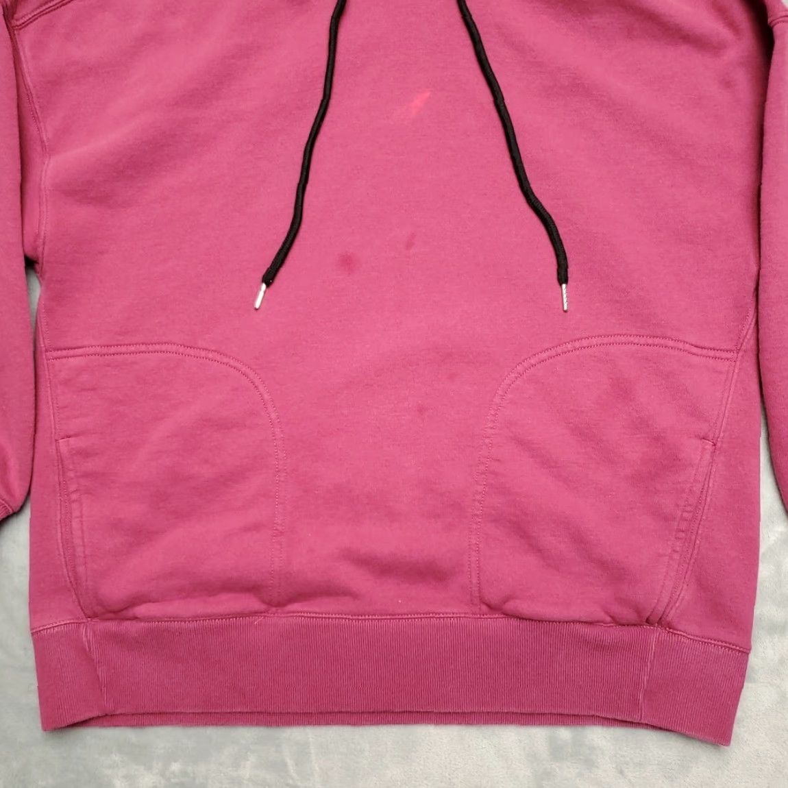 Abercrombie & Fitch VINTAGE Abercrombie & Fitch Hoodie Mens S Pink Fleece Retro 90s USA Y2K Logo Solid Pullover Cotton Blend Long Sleeve Size US S / EU 44-46 / 1 - 2 Thumbnail