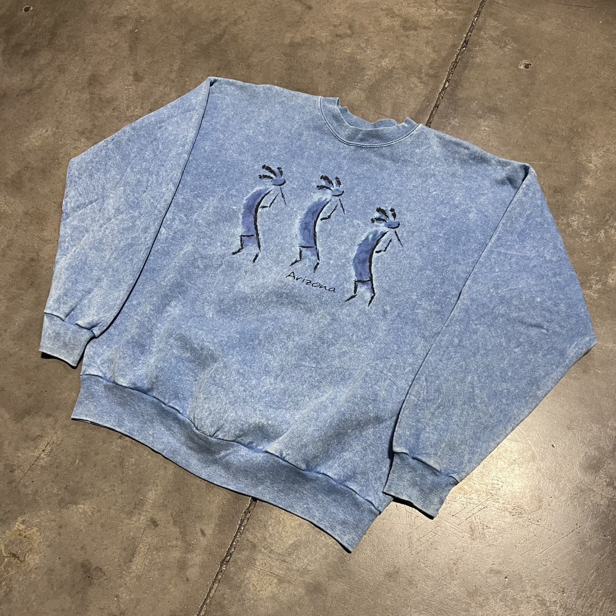 Vintage Vintage Arizona Crewneck Sweatshirt Tourist Kokopelli 90s Size US L / EU 52-54 / 3 - 2 Thumbnail