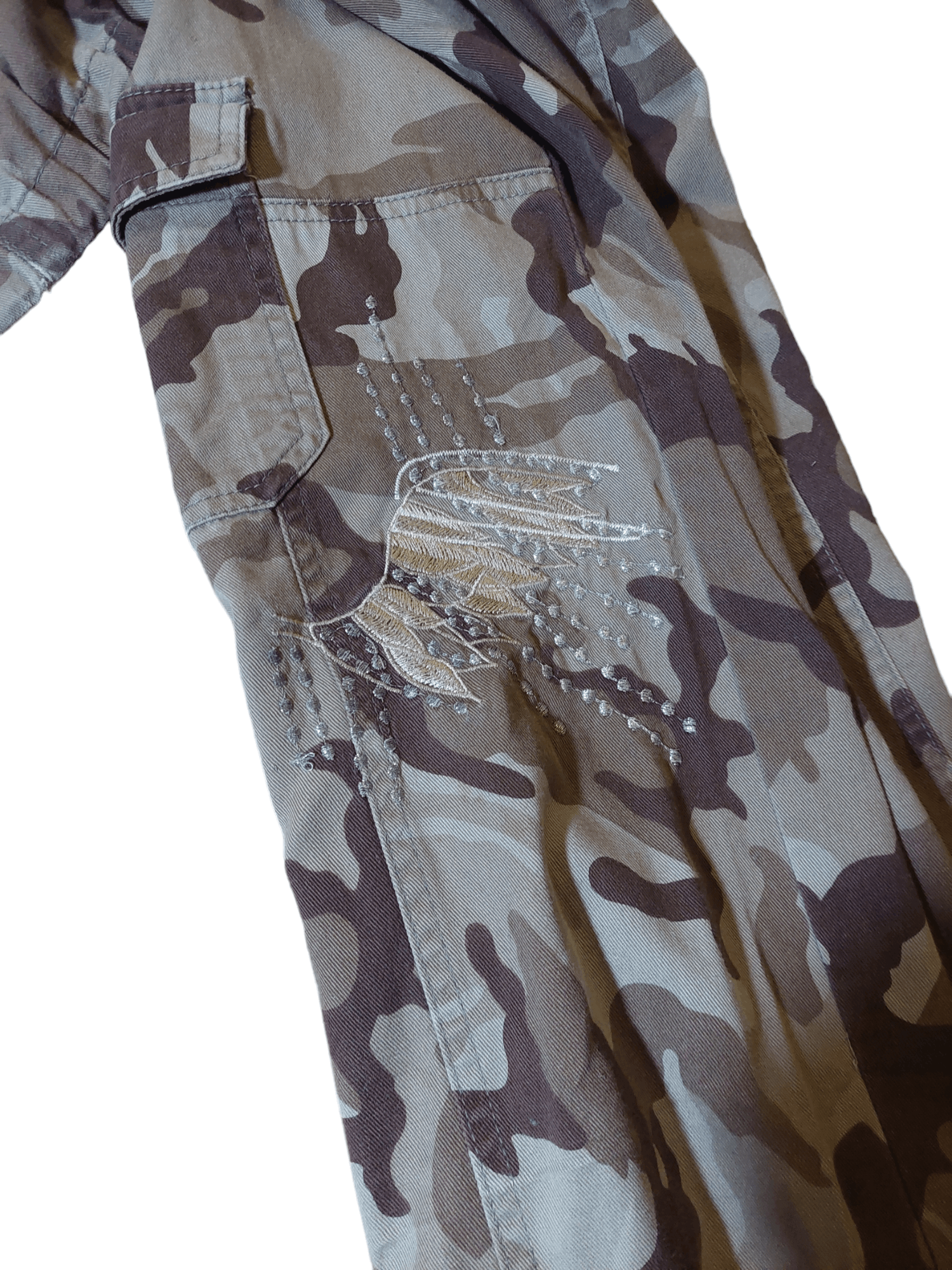 20471120 Vintage Japanese camo cargo basic parachute pants Size US 28 / EU 44 - 5 Thumbnail