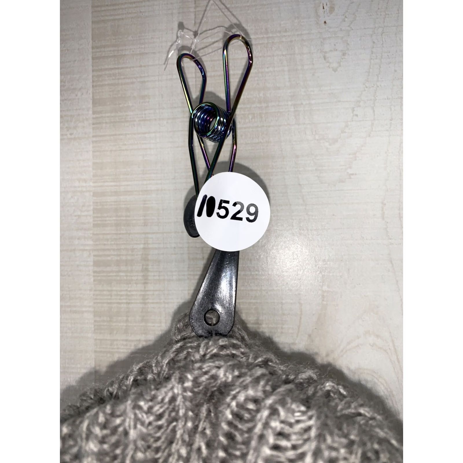 Vintage Muk Luks Womens Slipper Sock Grey Cable Knit Gripper Bottom XL 8-11 NWT-10529 Size 40" / US 18 - 8 Thumbnail