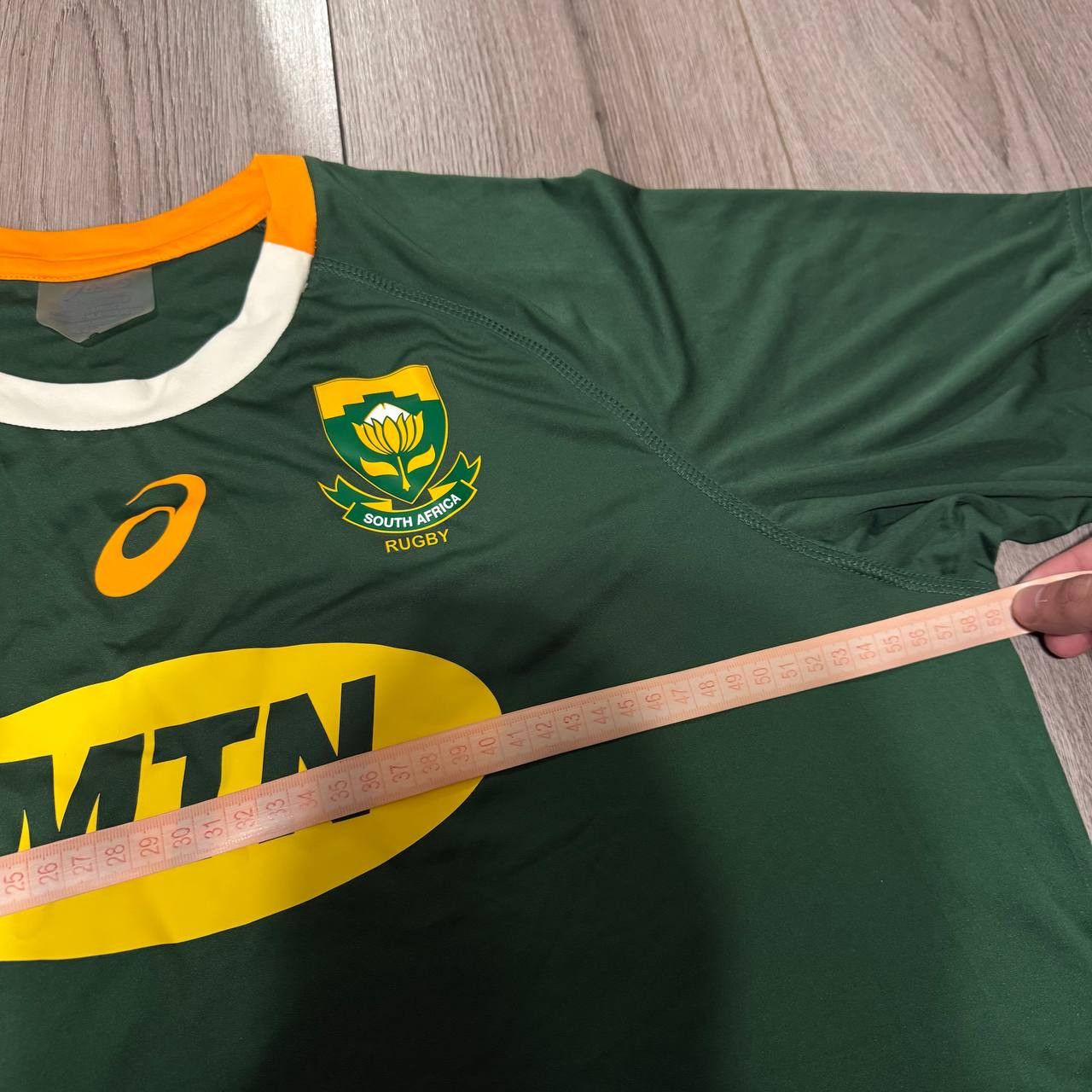 Asics Vintage Asics South Africa Rugby Jersey Size XL Size US XL / EU 56 / 4 - 7 Thumbnail