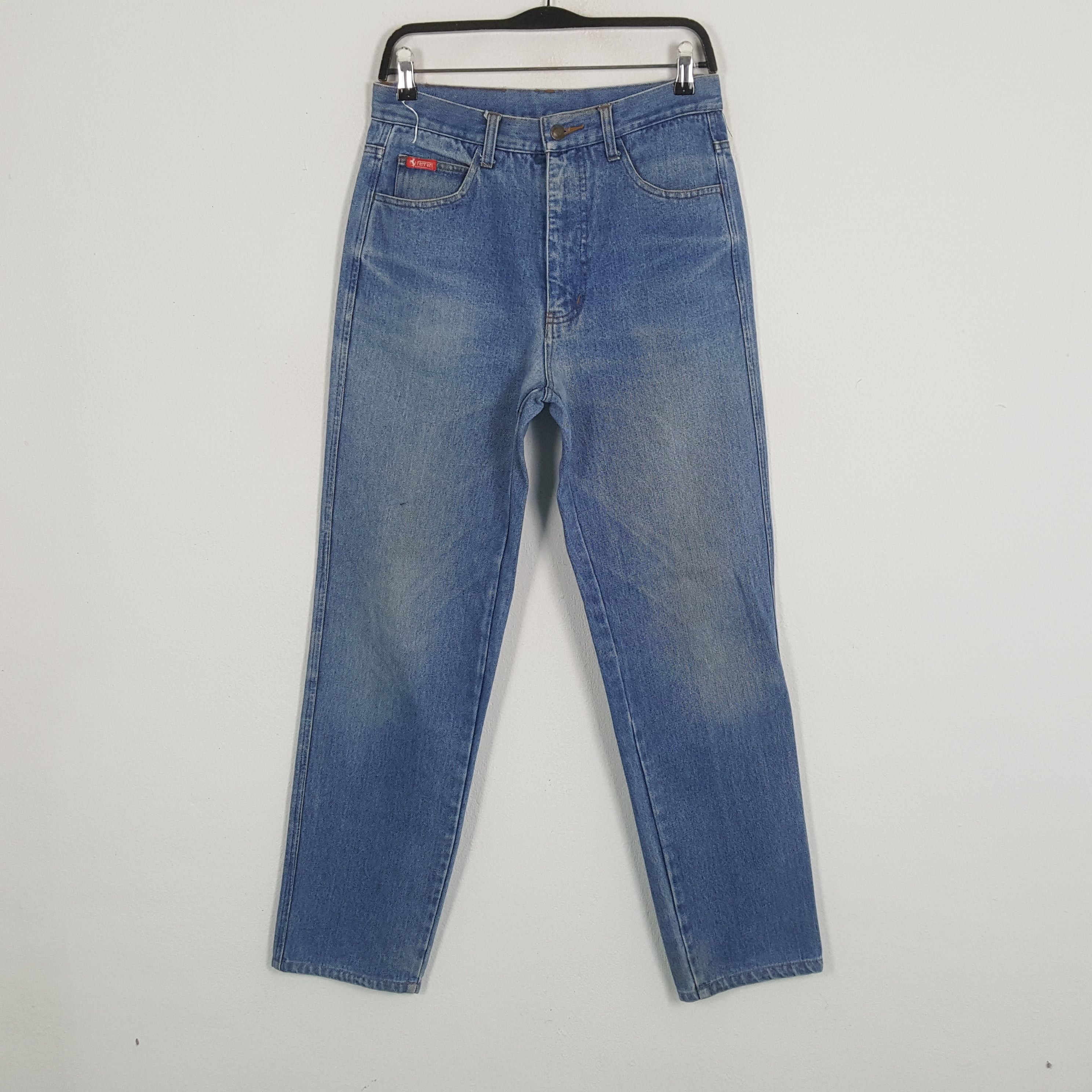 Ferrari × Vintage FERRARI MAGNETI MARELLI Jeans Size US 29 - 4 Thumbnail