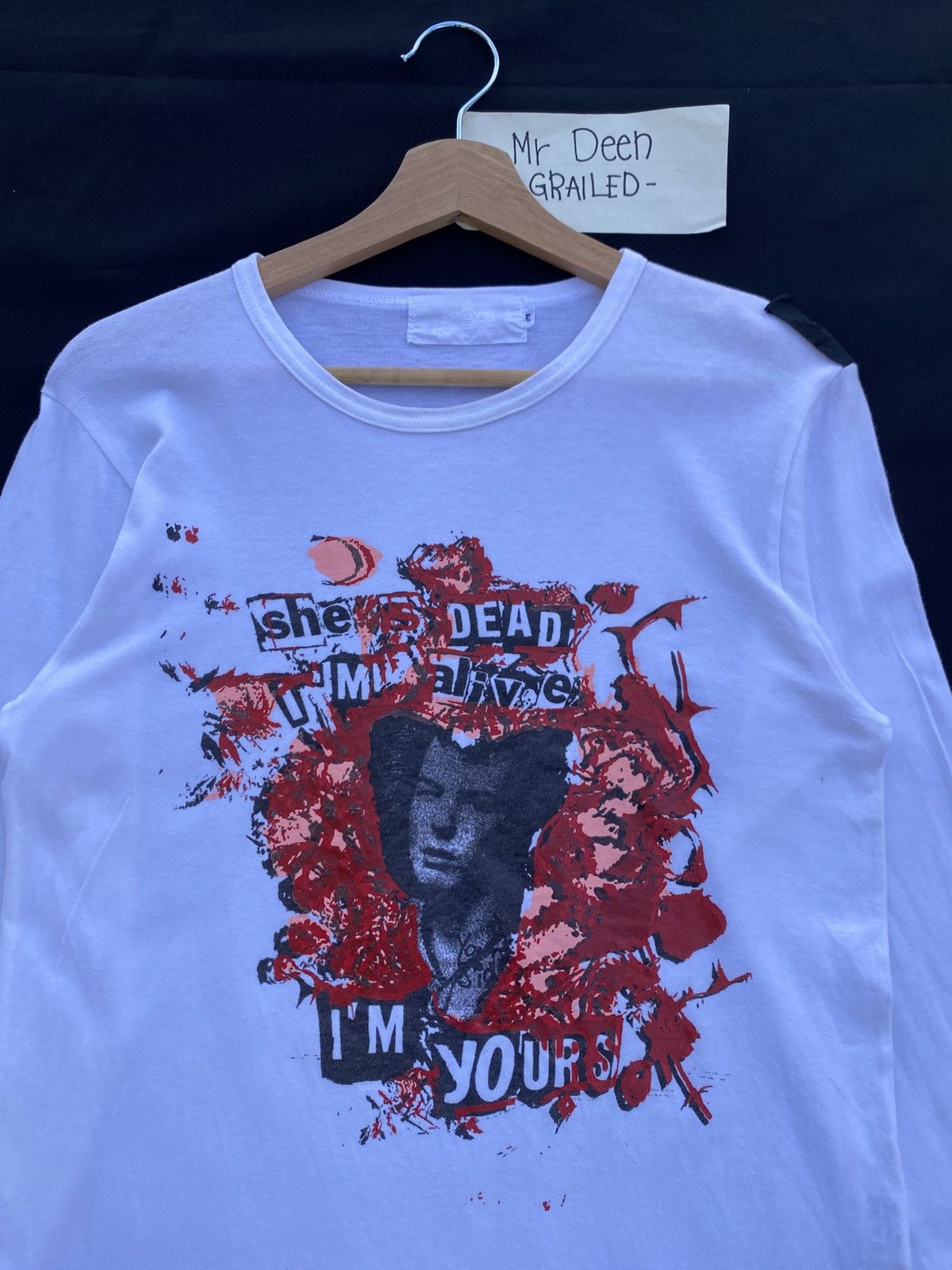 Japanese Brand Rare She’s Dead, I’m Alive, I’m Yours" Seditionaries T-shirt Size S / US 4 / IT 40 - 1 Thumbnail