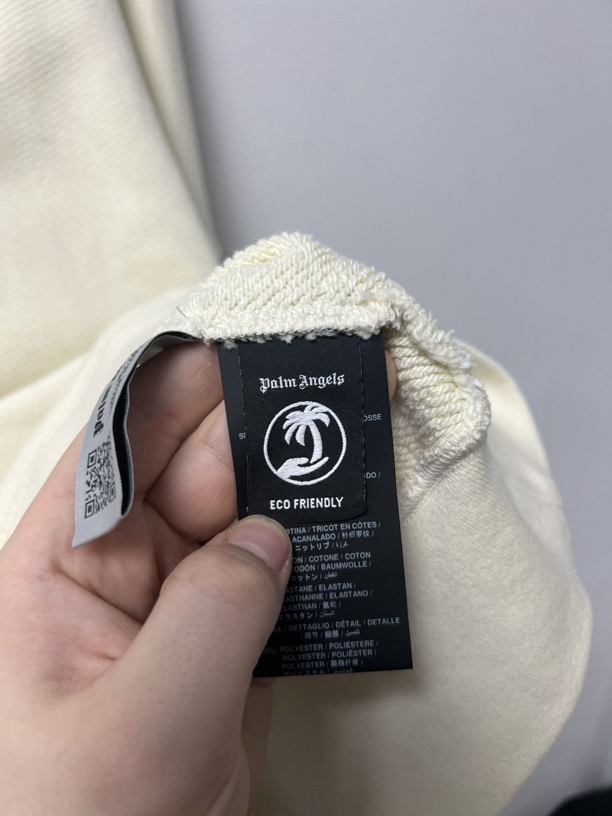 Palm Angels Palm Angels Sweatshirt Big Logo Luxury White Size US S / EU 44-46 / 1 - 13 Thumbnail