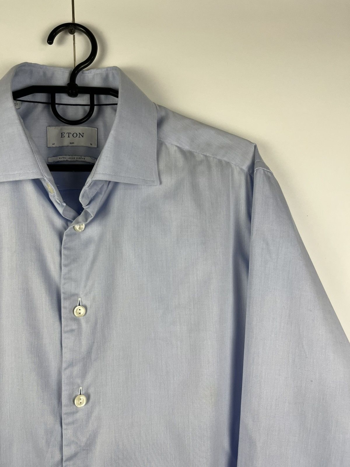 Eton Eton Luxury Cotton Classic Long Sleeve Shirt Button Up Size US L / EU 52-54 / 3 - 3 Thumbnail