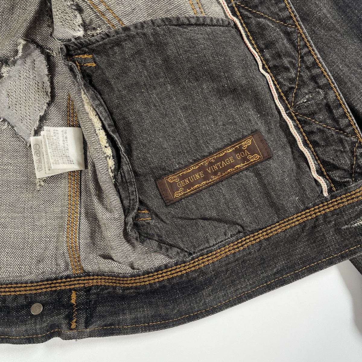 GOA If Six Was Nine - G.O.A DENIM DISTRESSED TYPE 3 JACKET Size US XXS / EU 40 - 8 Thumbnail