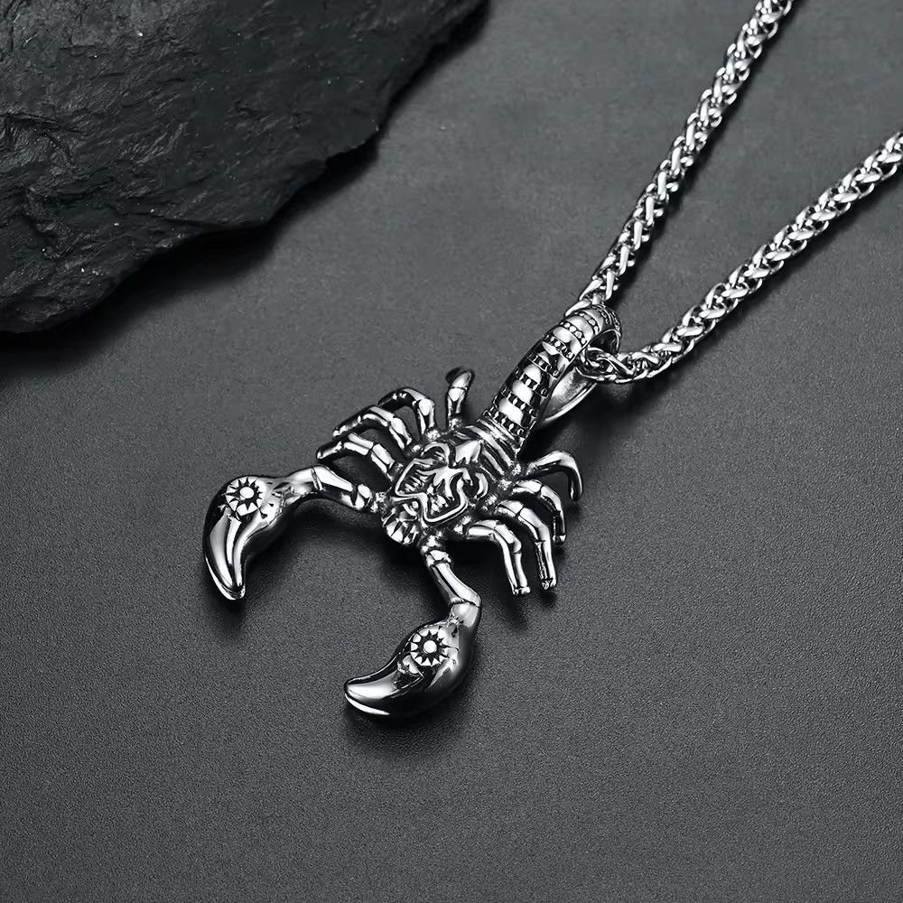 Jewelry Scorpion Long Gothic Punk Necklace Chain Size ONE SIZE - 5 Thumbnail
