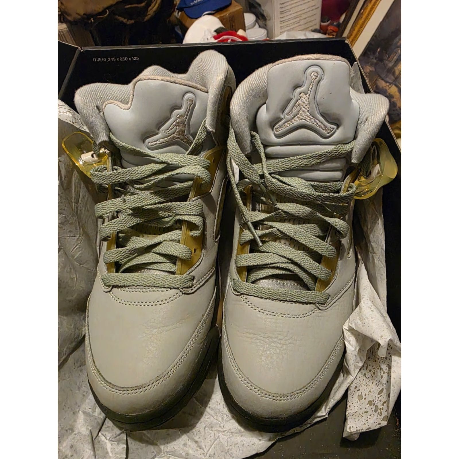 Jordan Brand Jordan Air Jordan 5 Jade Horizon 2022 Sneaker Mid Top Men 8.5 Green DC7501-300 Size US 9 / EU 42 - 3 Thumbnail