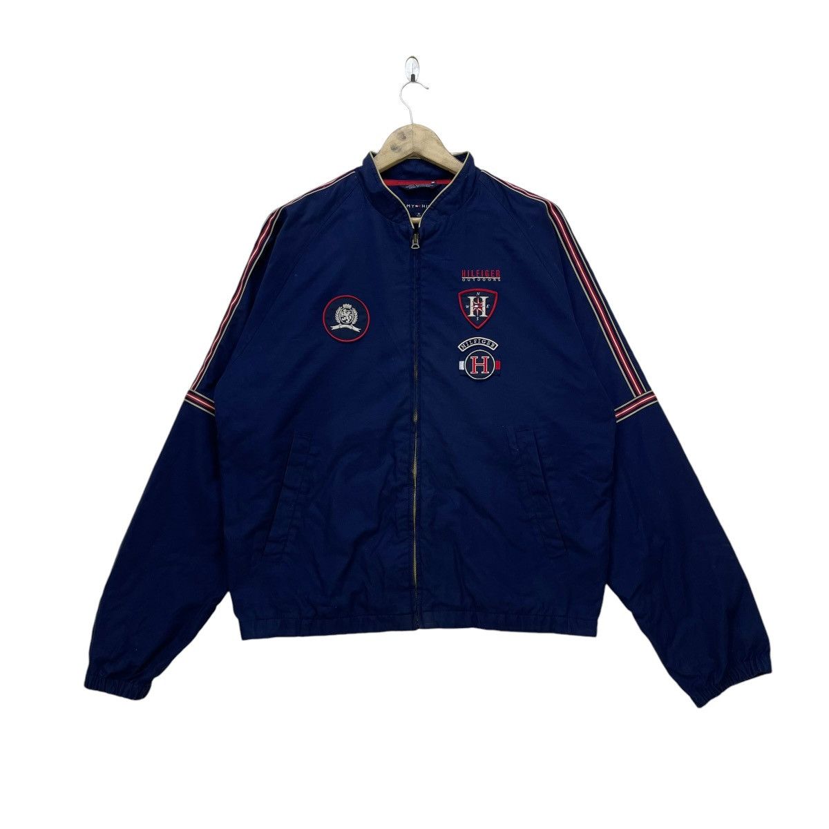 Tommy Hilfiger × Vintage 💥Vtg Tommy Hilfiger Outdoor Zipper Jacket Size US M / EU 48-50 / 2 - 2 Thumbnail