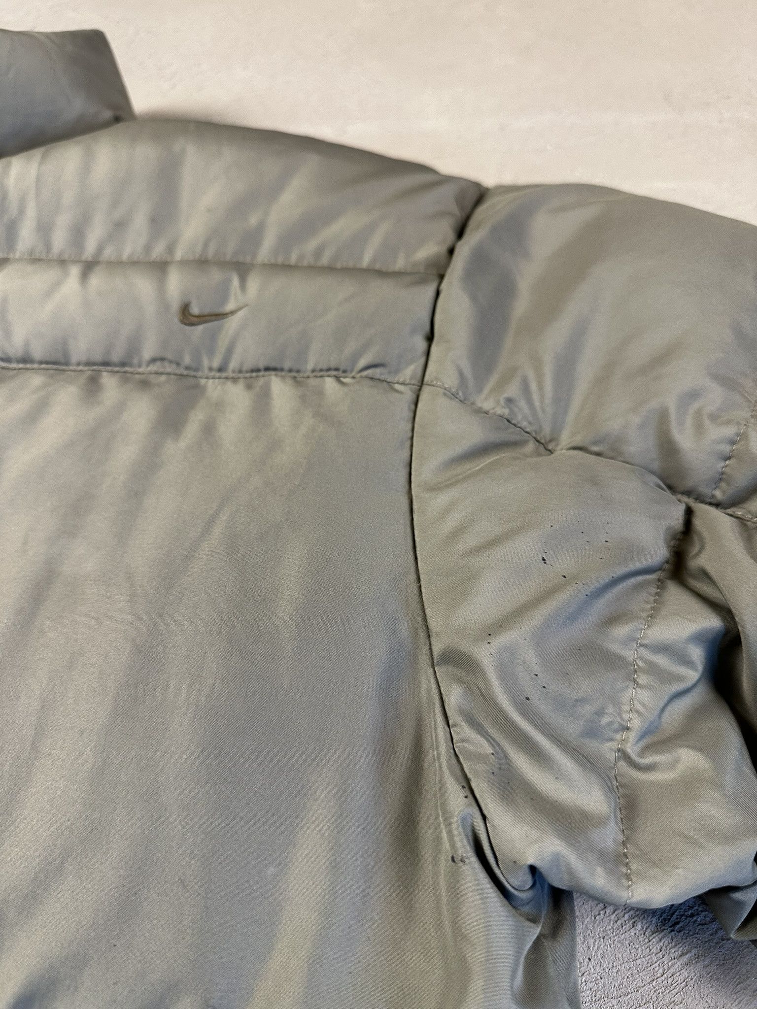 Nike 00s Khaki Nike Down Puffer Boxy Vintage Jacket Size US XL / EU 56 / 4 - 9 Thumbnail