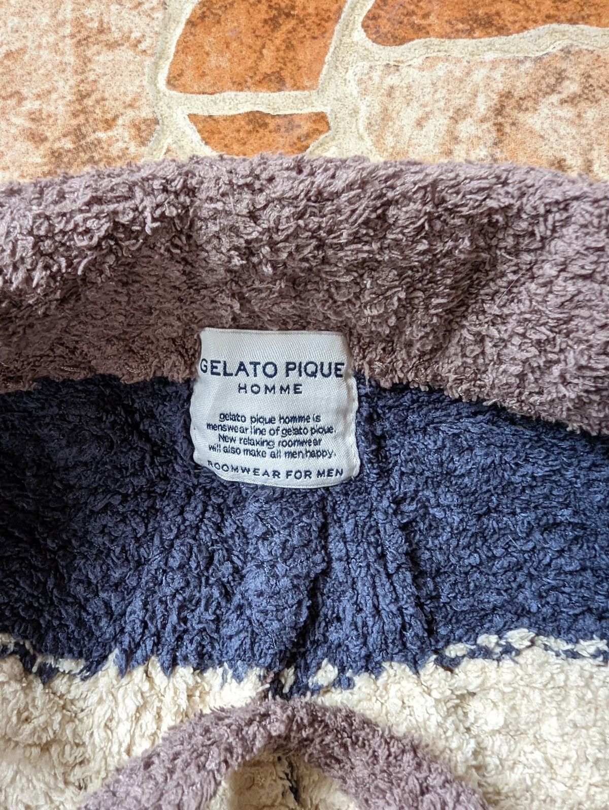 Japanese Brand Gelato Pique Homme Fleece Mohair Pants Size US 35 - 4 Thumbnail