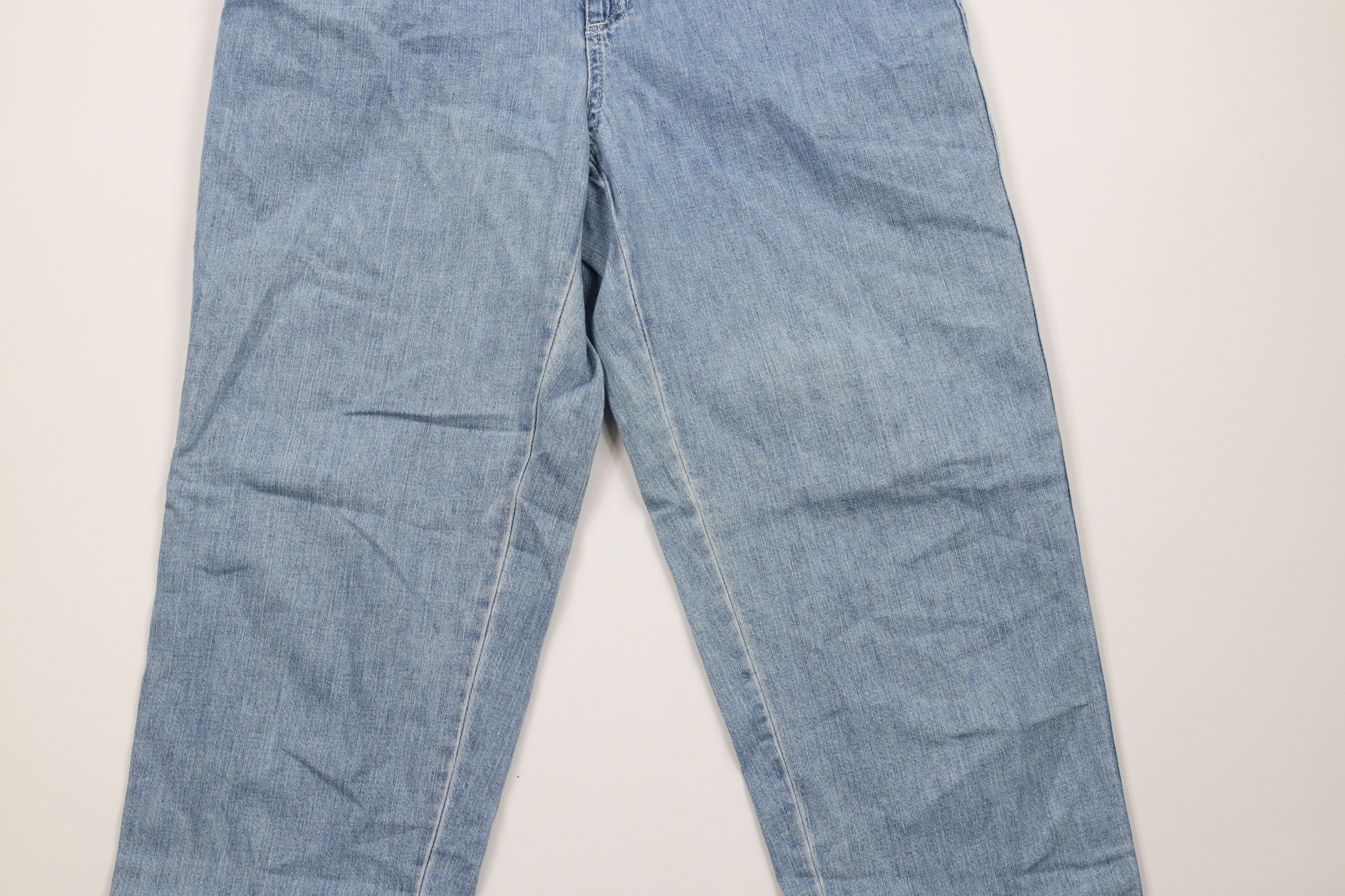 Vintage Vintage 90s Streetwear Tapered Leg Denim Jeans Pants Blue Size 30" / US 8 / IT 44 - 3 Thumbnail