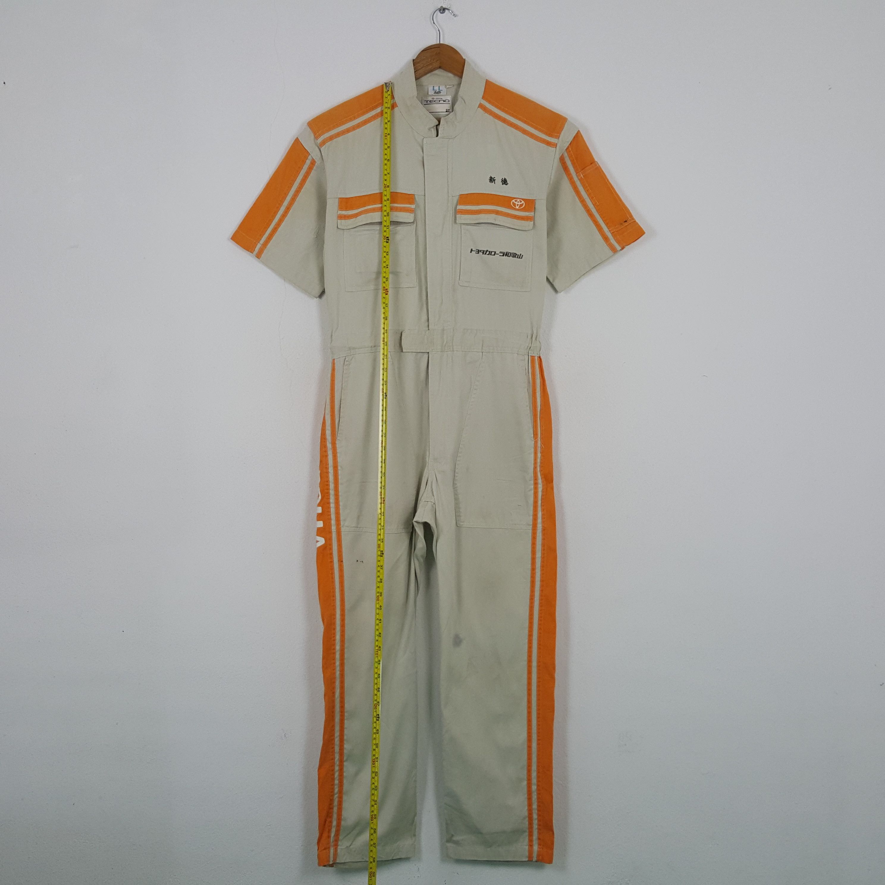 Formula 1 Vintage TOYOTA Corolla Tecno Racing Team Coverall Jacket RR9 Size US S / EU 44-46 / 1 - 7 Thumbnail