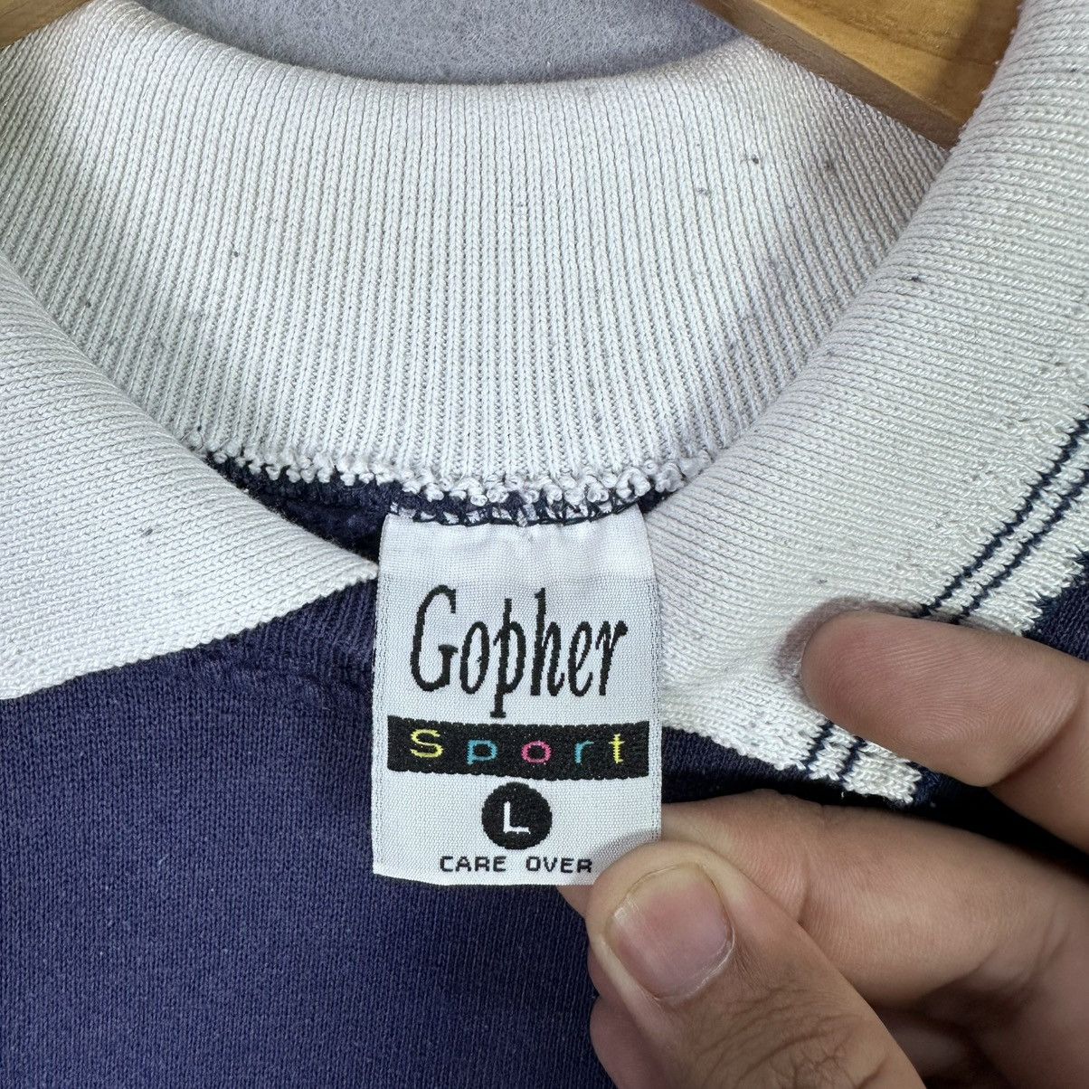 Vintage Vintage 90s Gopher Sport Sweatshirt Size US L / EU 52-54 / 3 - 5 Thumbnail