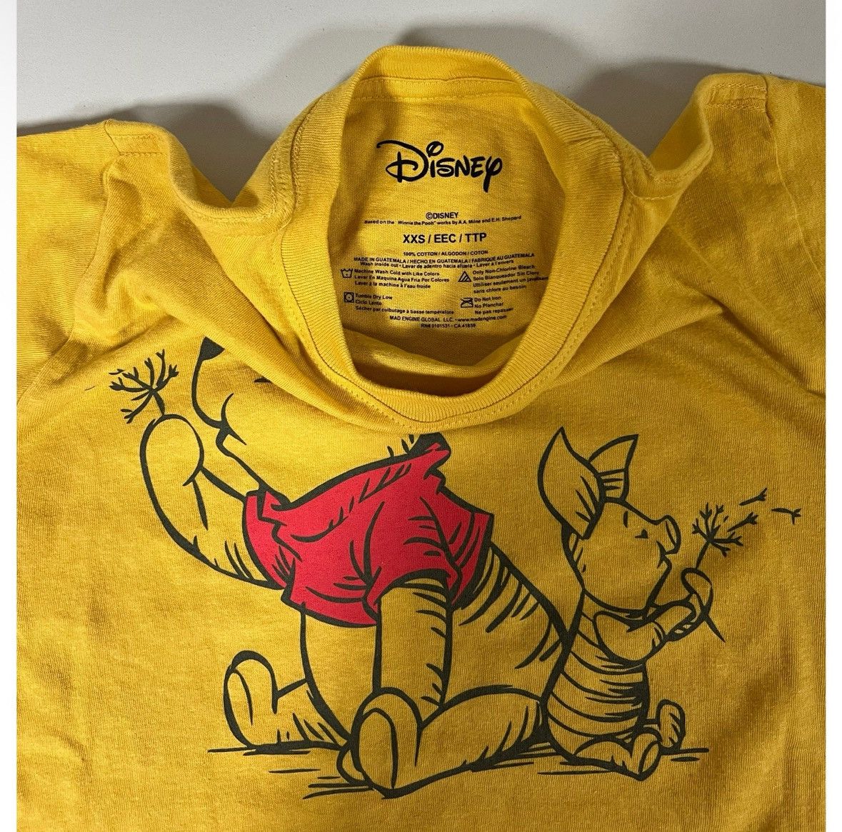 Disney Disney Winnie The Pooh Piglet Graphic Tee T-Shirt Top XXS 🍯✨ Size XXS / US 00 / IT 34 - 2 Thumbnail