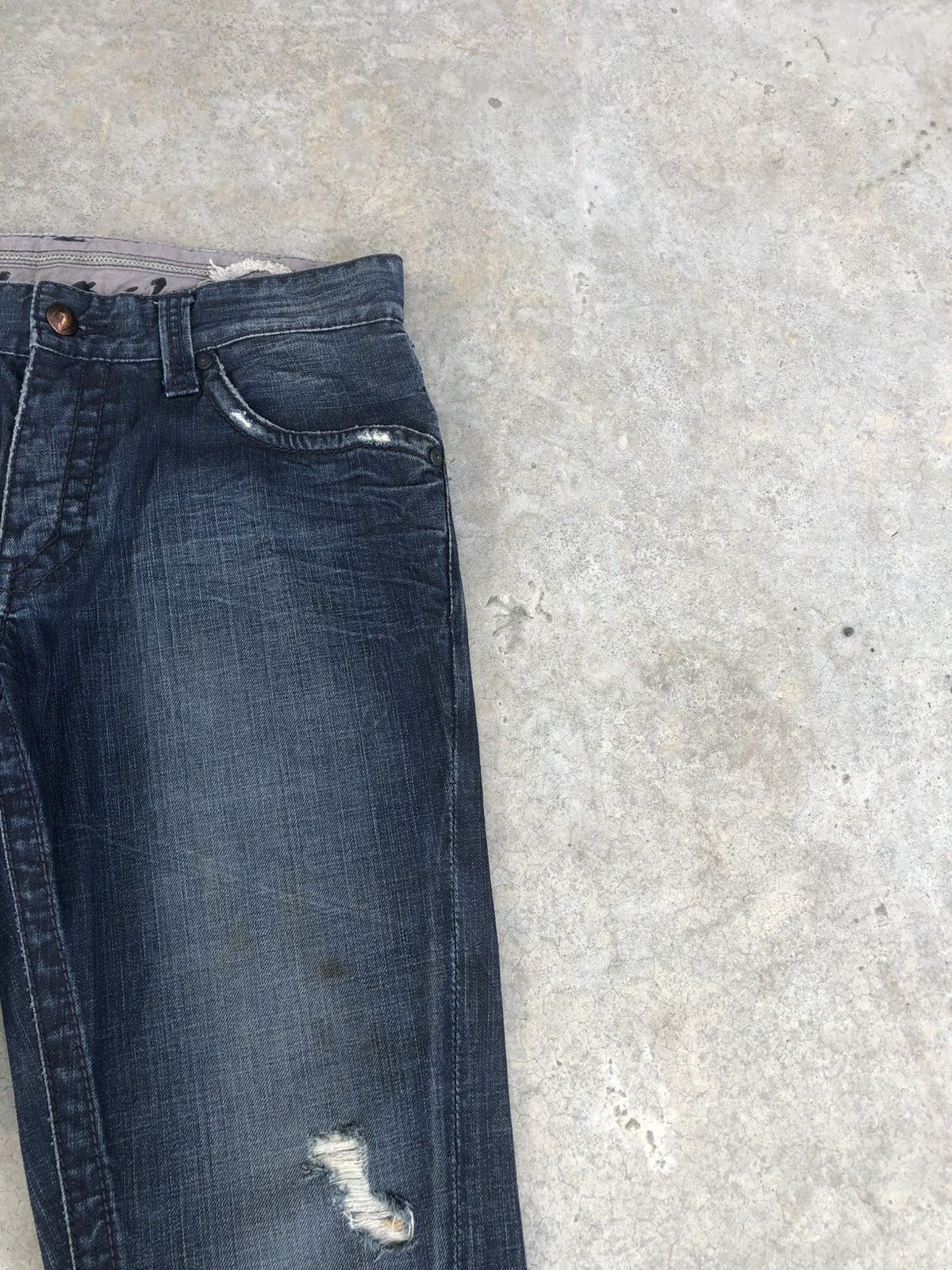 If Six Was Nine Japanese Stitch’s Flared Jeans Distressed Denim Size US 32 / EU 48 - 5 Thumbnail