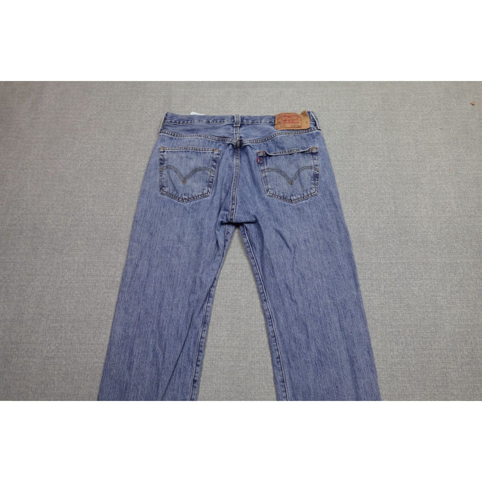 Levi's Levi's 501 Jeans Mens 34x30 Blue Relaxed Fit Denim Straight Pocket Men's Jeans Cowboy Western Vintage Size US 34 / EU 50 - 5 Thumbnail