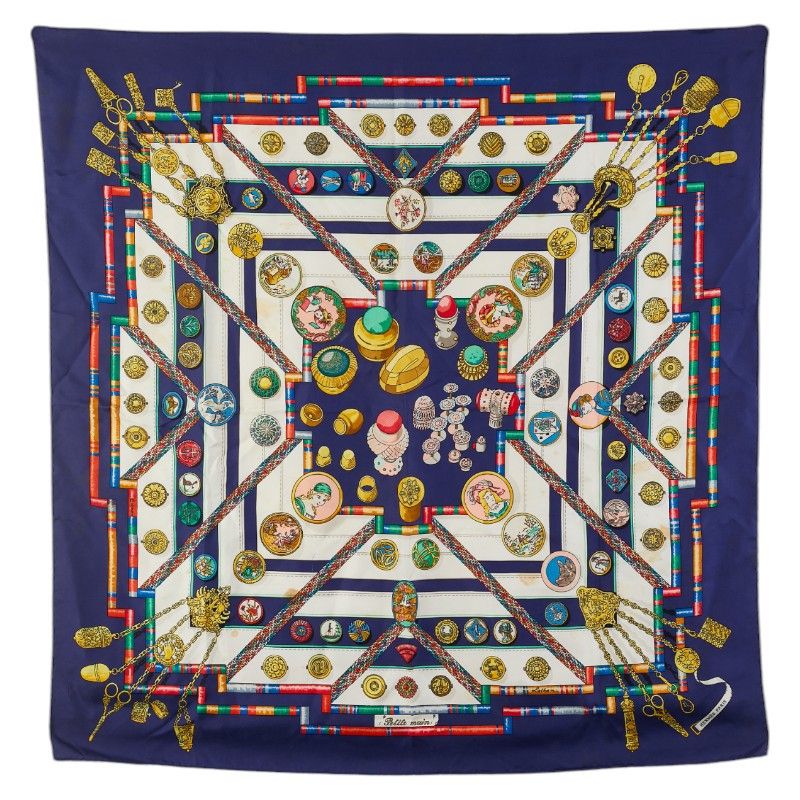 Hermes Hermes Pelile main お針子さん Silk Scarf Others Scarf DUTY FREE for USA