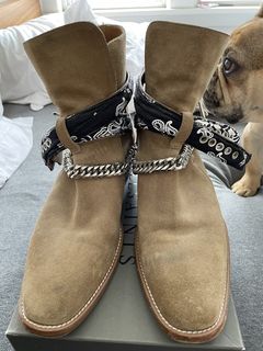 Amiri Bandana Boots | Grailed