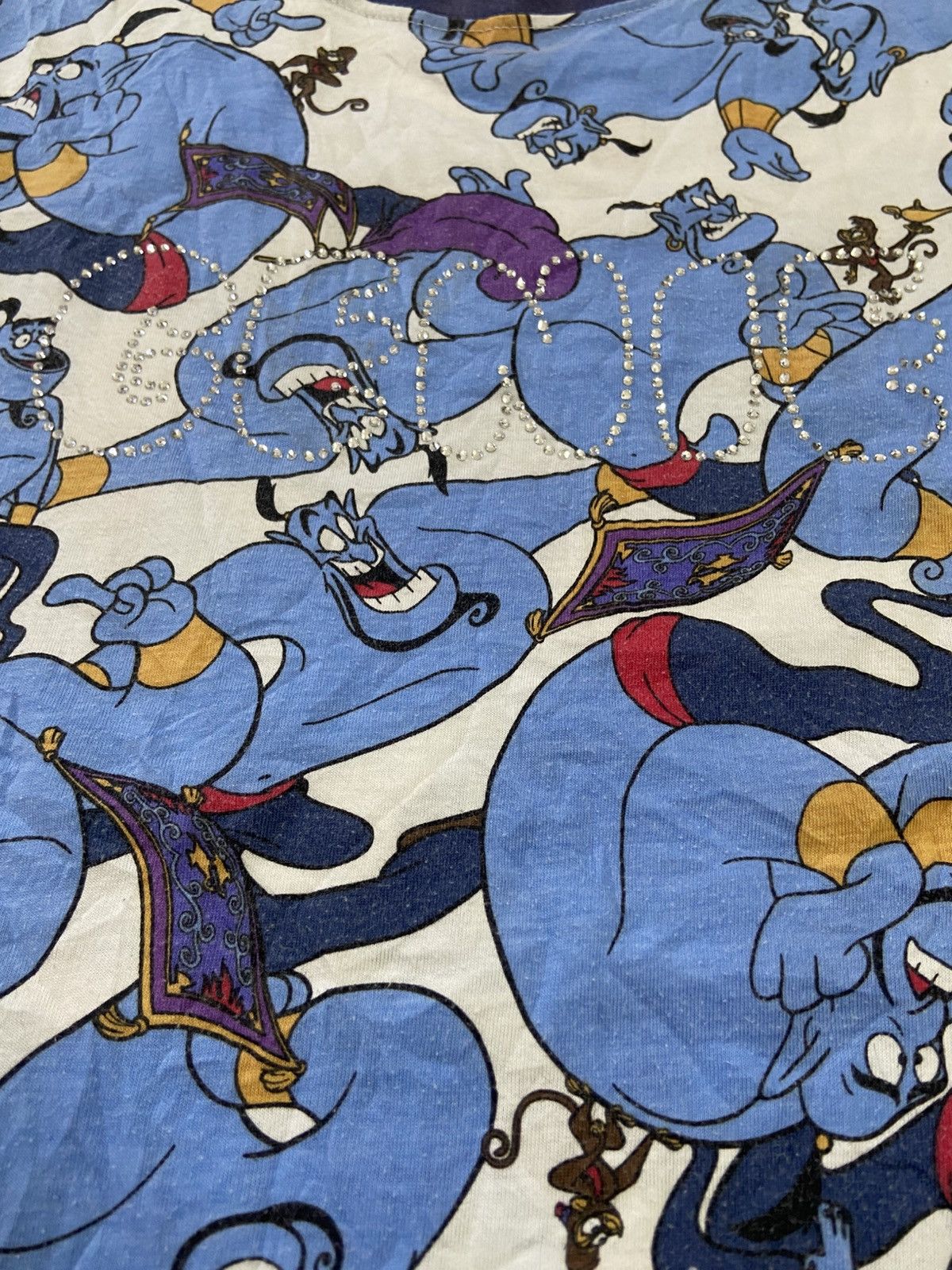 Disney Vintage Disney Aladdin Genie All Over Print Tee Size US M / EU 48-50 / 2 - 7 Thumbnail