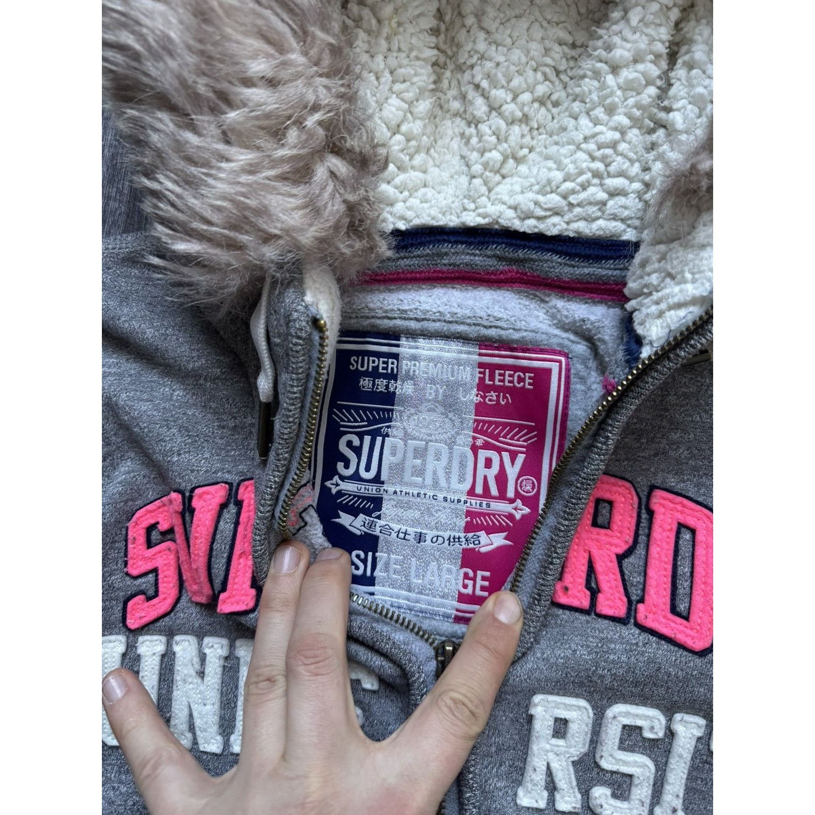 Superdry Vintage Super Dry Fur Hoodie Size US S / EU 44-46 / 1 - 5 Thumbnail