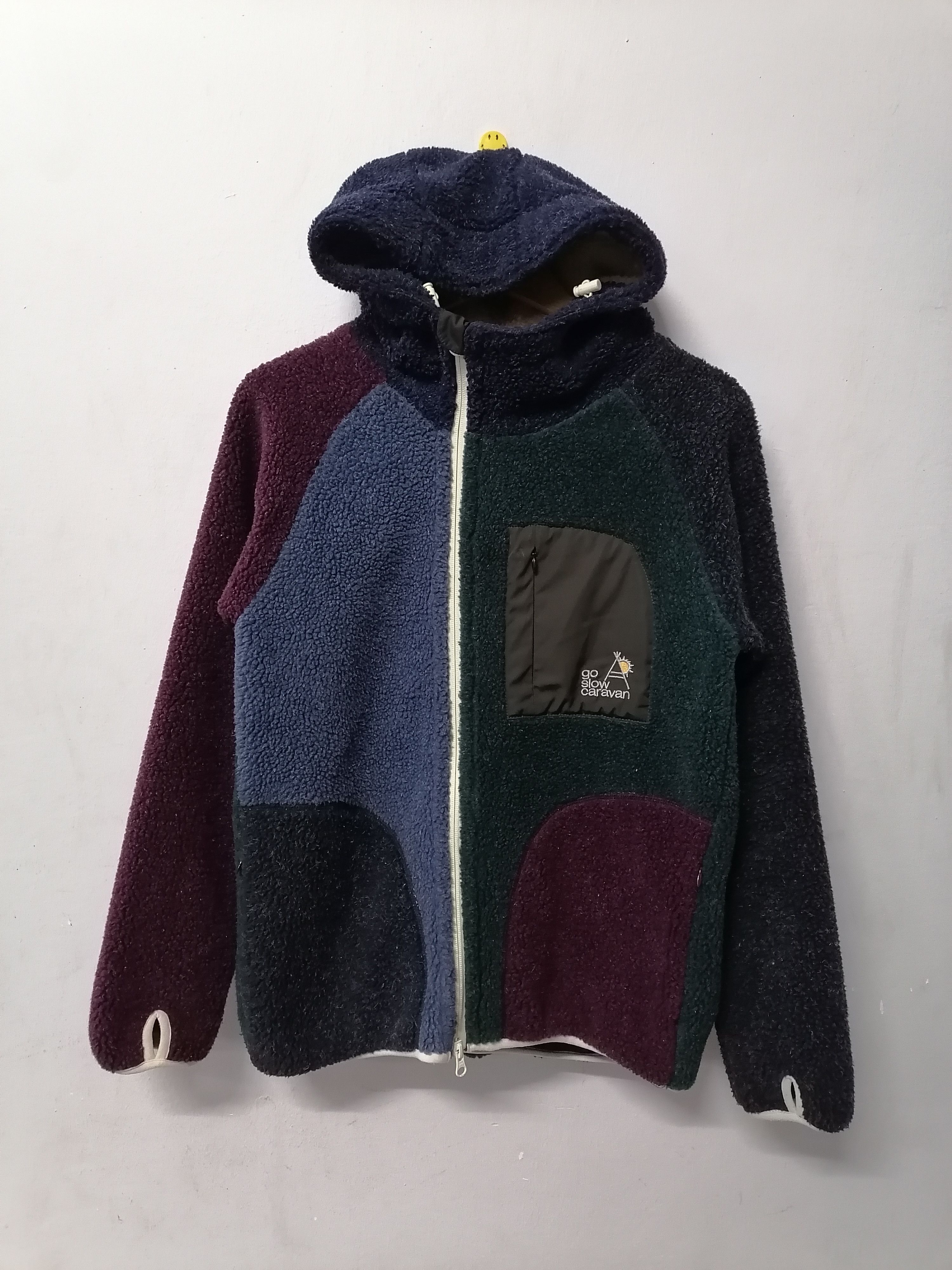 Vintage × go slow caravan Go Slow Caravan Sherpa Multicolour Hoodies Size US S / EU 44-46 / 1 - 1 Thumbnail