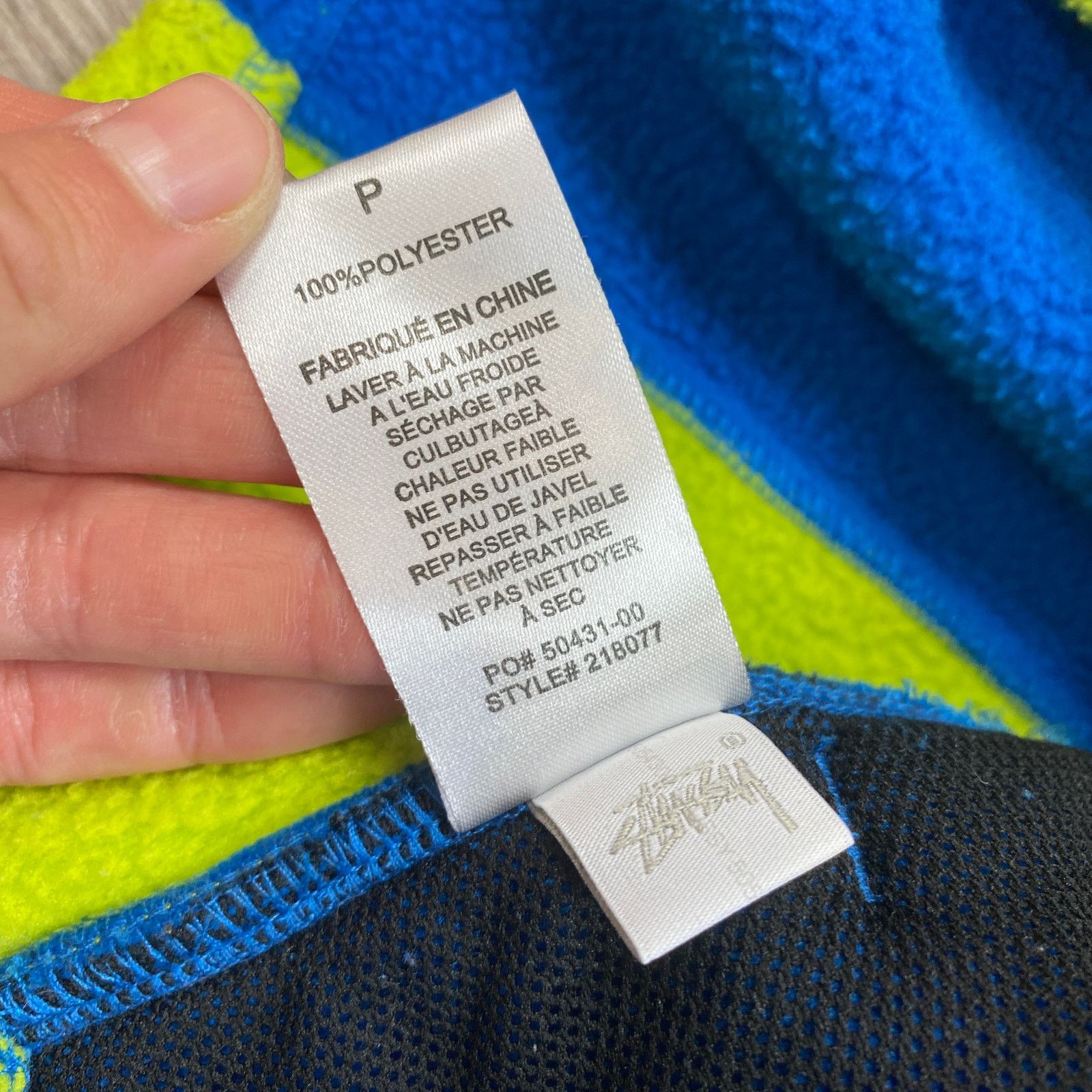 Stussy Stussy Design Corp Drift Diagonal Half Zip Sweater Small Size US S / EU 44-46 / 1 - 9 Thumbnail