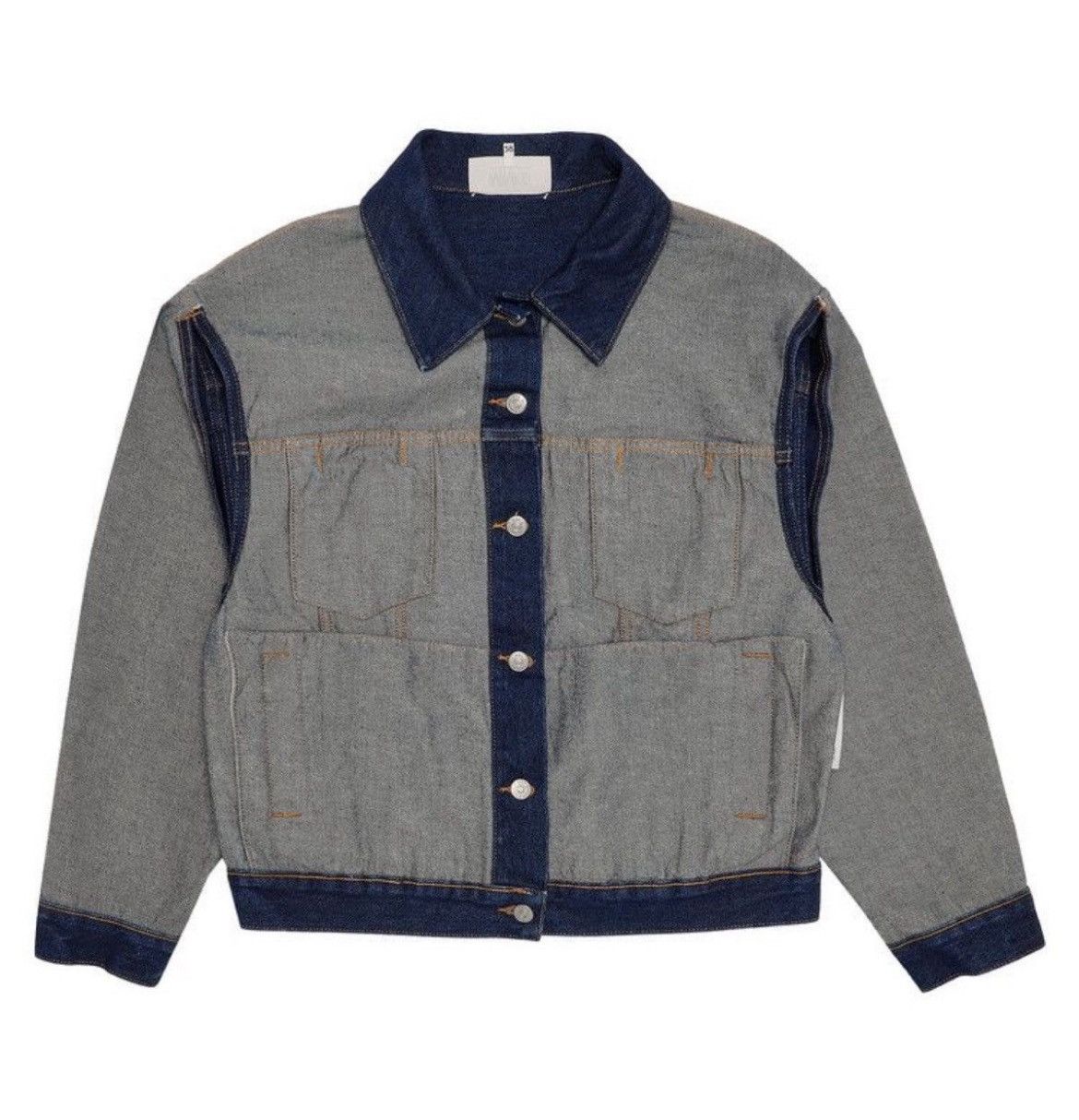 Maison Margiela Maison margiela reversed denim jacket raw outerwear italy Size US M / EU 48-50 / 2 - 1 Thumbnail