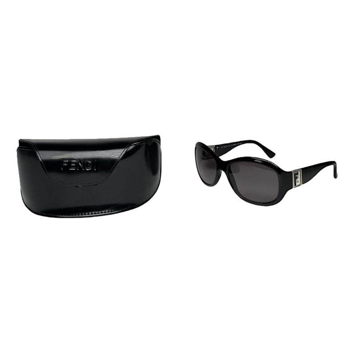 Fendi Black Plastic Sunglasses Size ONE SIZE - 1 Thumbnail