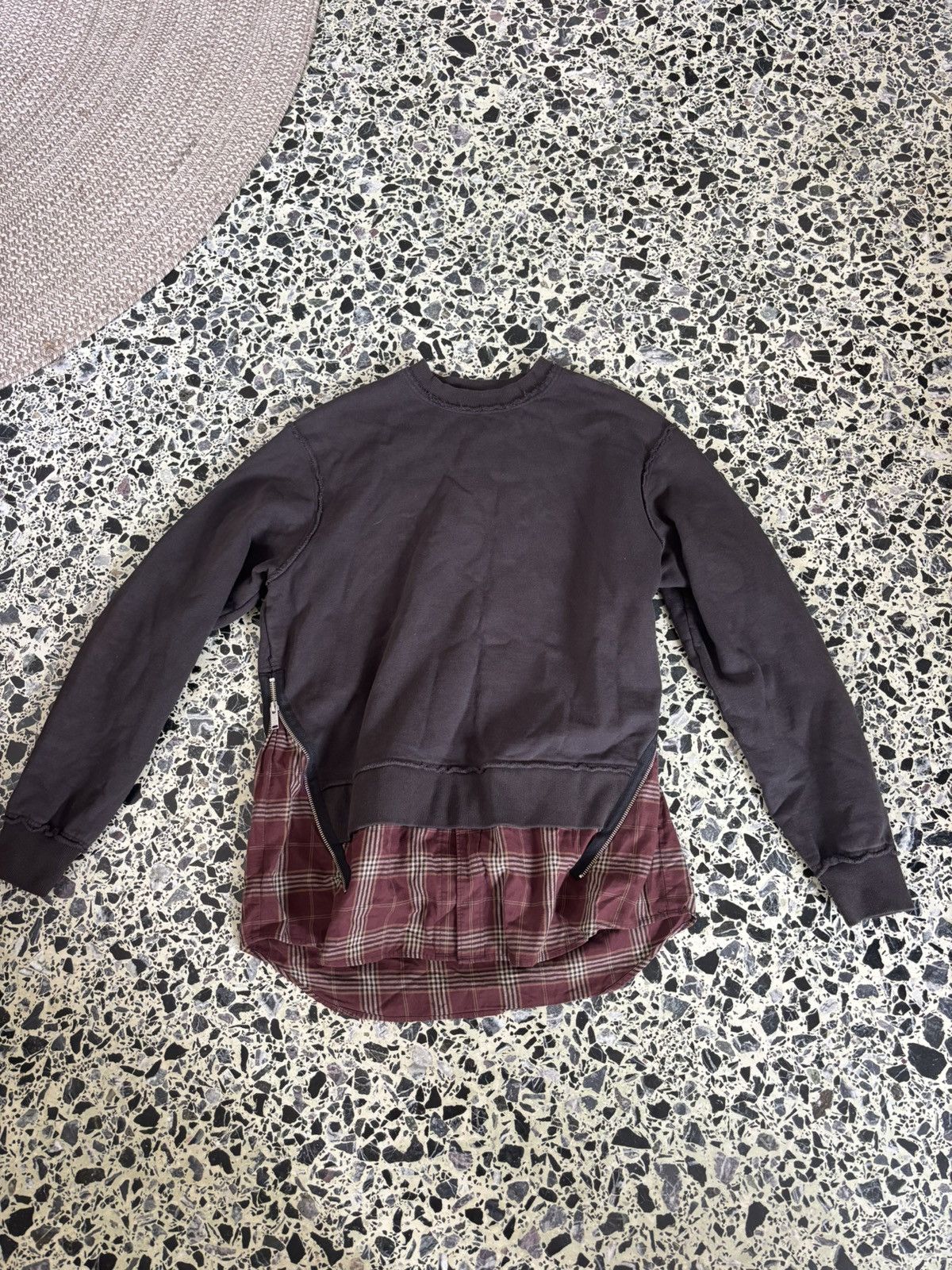 Undercover Undercoverism Men's Crew Sweat in Khaki Size US M / EU 48-50 / 2 - 1 Thumbnail