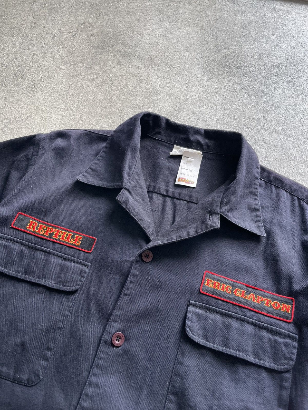 Band Tees Eric Clapton Reptile Japan Tour 2001 X Vintage X Band Tees Size US L / EU 52-54 / 3 - 3 Thumbnail