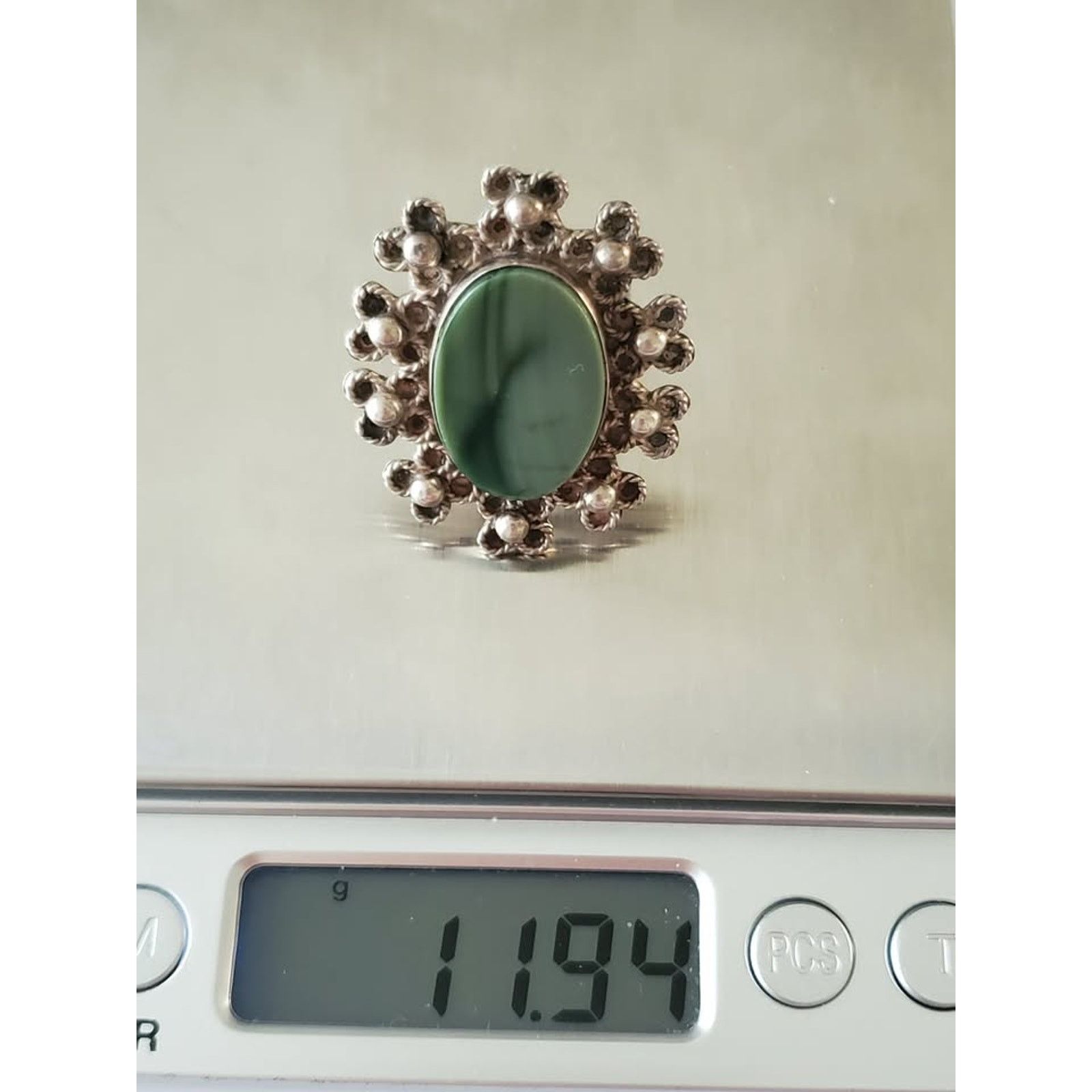 Other Vintage 1980s Taxco Agate Sterling Silver Size ONE SIZE - 9 Thumbnail