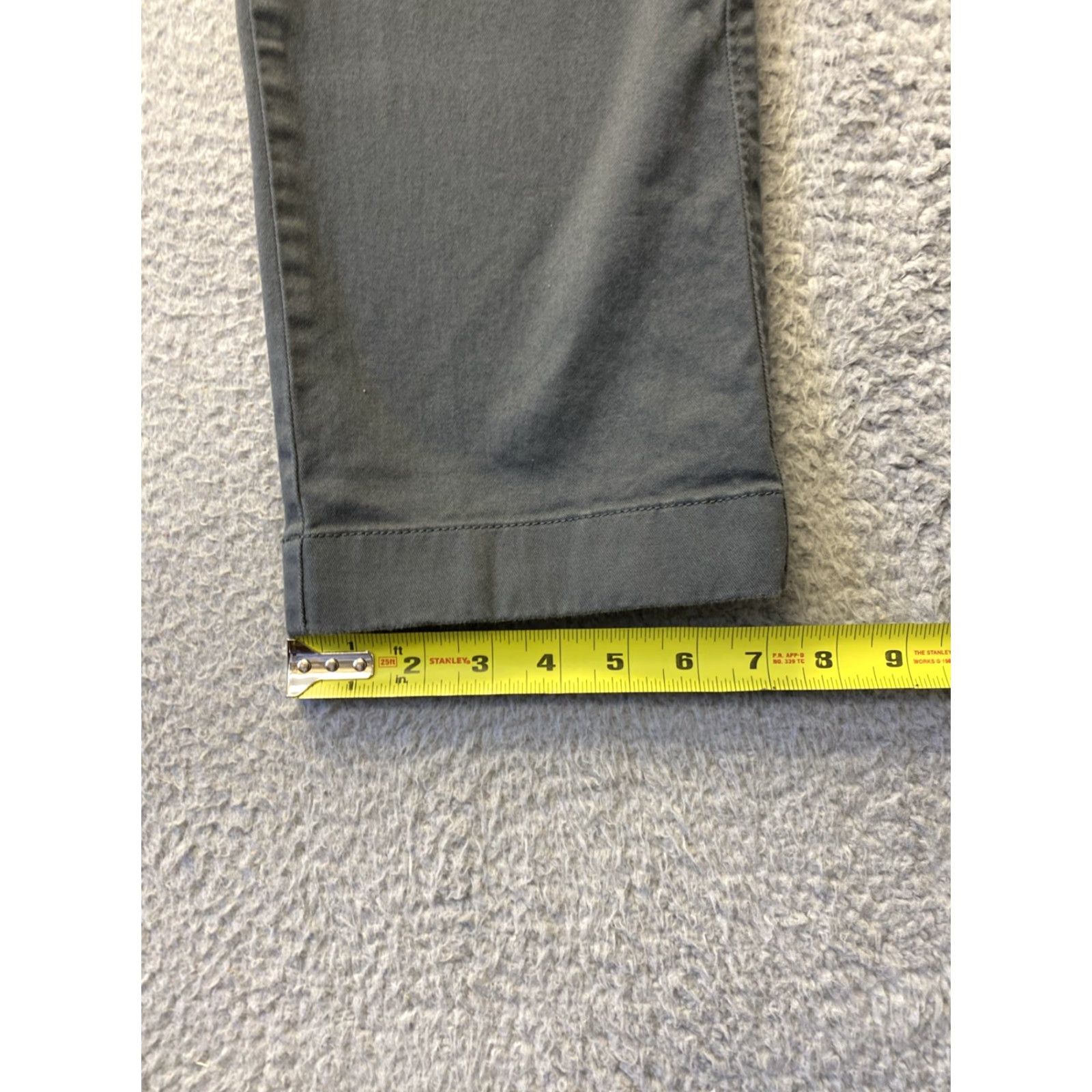 J.Crew J.Crew Chino Pants 32x34 GRAY Cotton Straight Leg /0605 Size US 32 / EU 48 - 5 Thumbnail