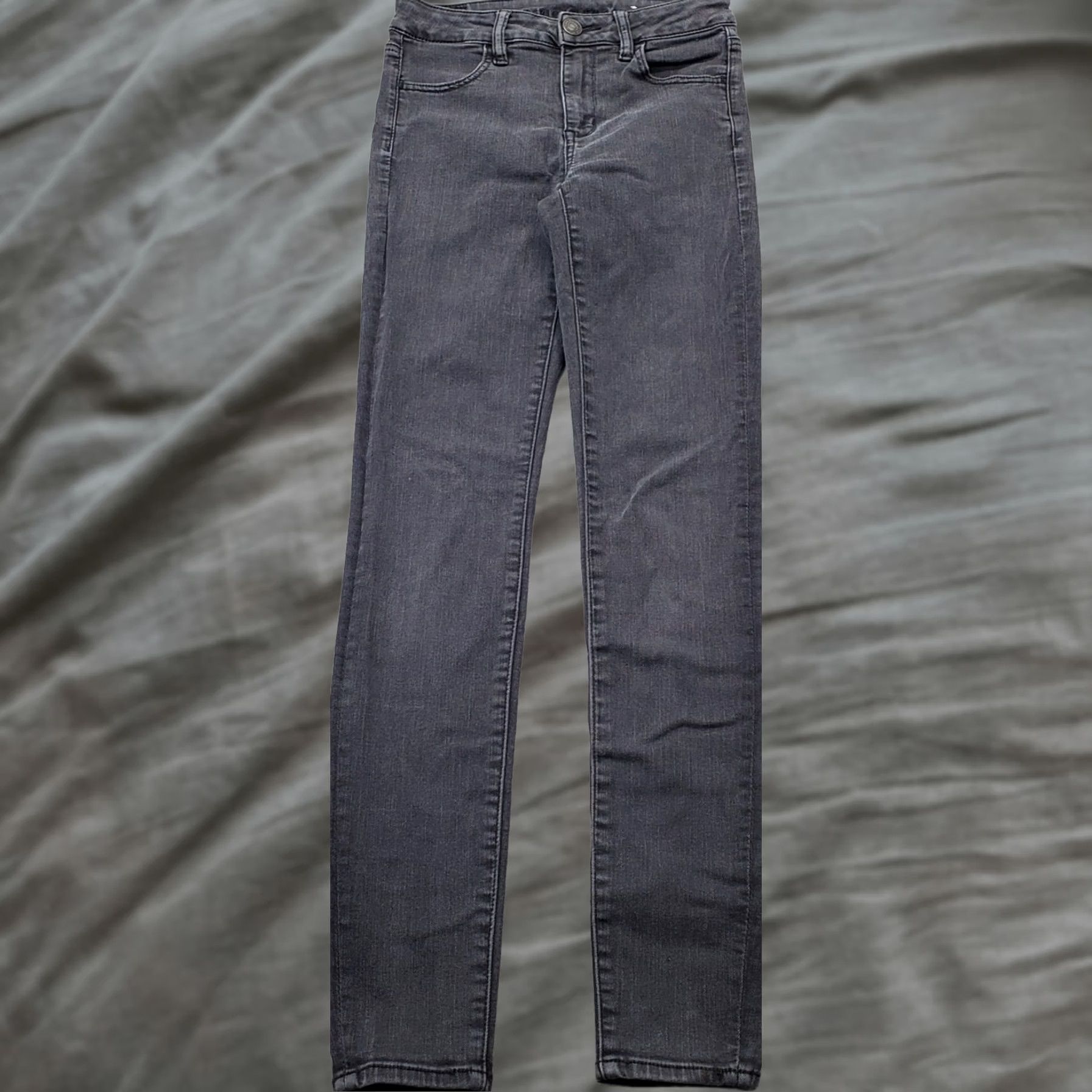 American Eagle Outfitters American Eagle Outfitters Womens 4 Black Denim Jegging Jeans Next Level Stretch Jegging 5-Pocket Denim Shapewear Size 27" / US 4 / IT 40 - 1 Thumbnail