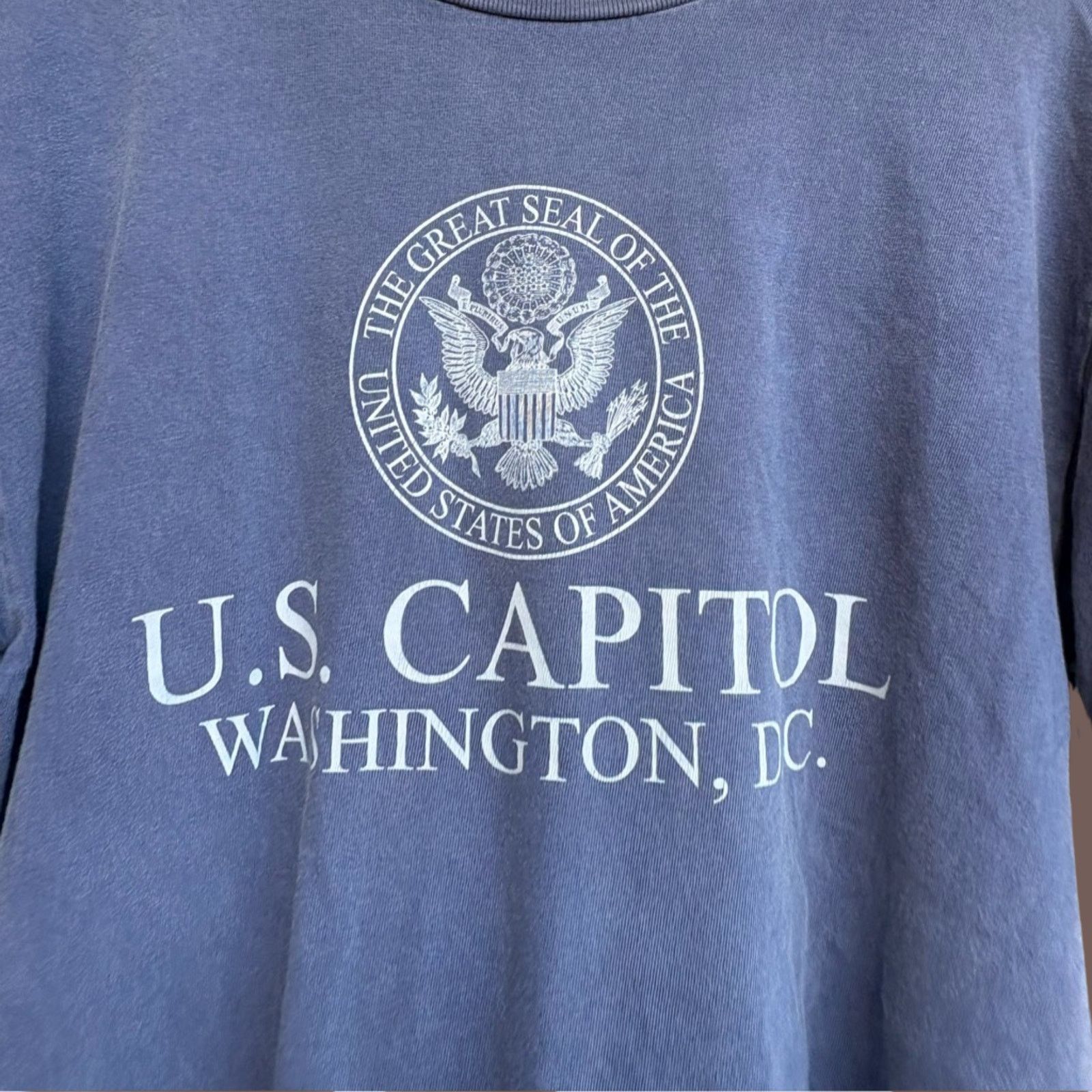 Vintage VTG Tee | U.S. Capitol Tipsy USA Made | 90s Americana Size US L / EU 52-54 / 3 - 2 Thumbnail