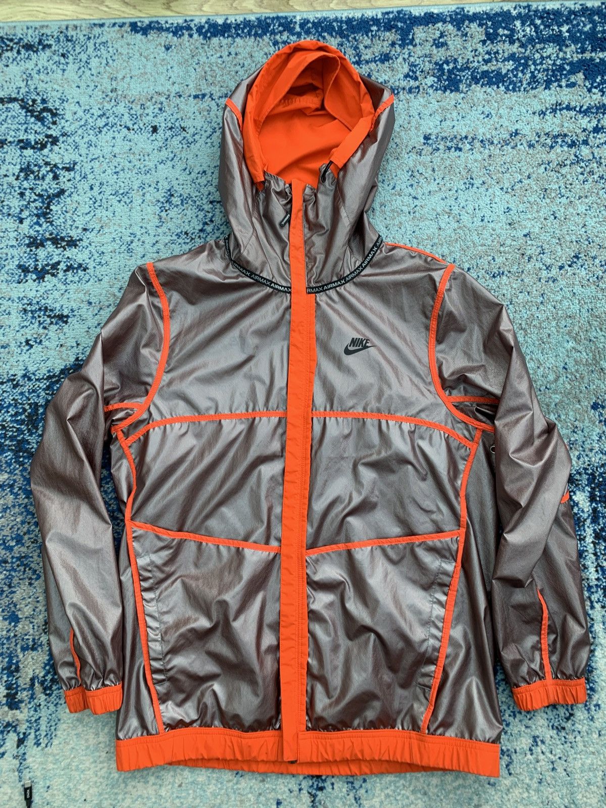 Nike Orange Reversible Nike WindBreaker Size US M / EU 48-50 / 2 - 3 Thumbnail