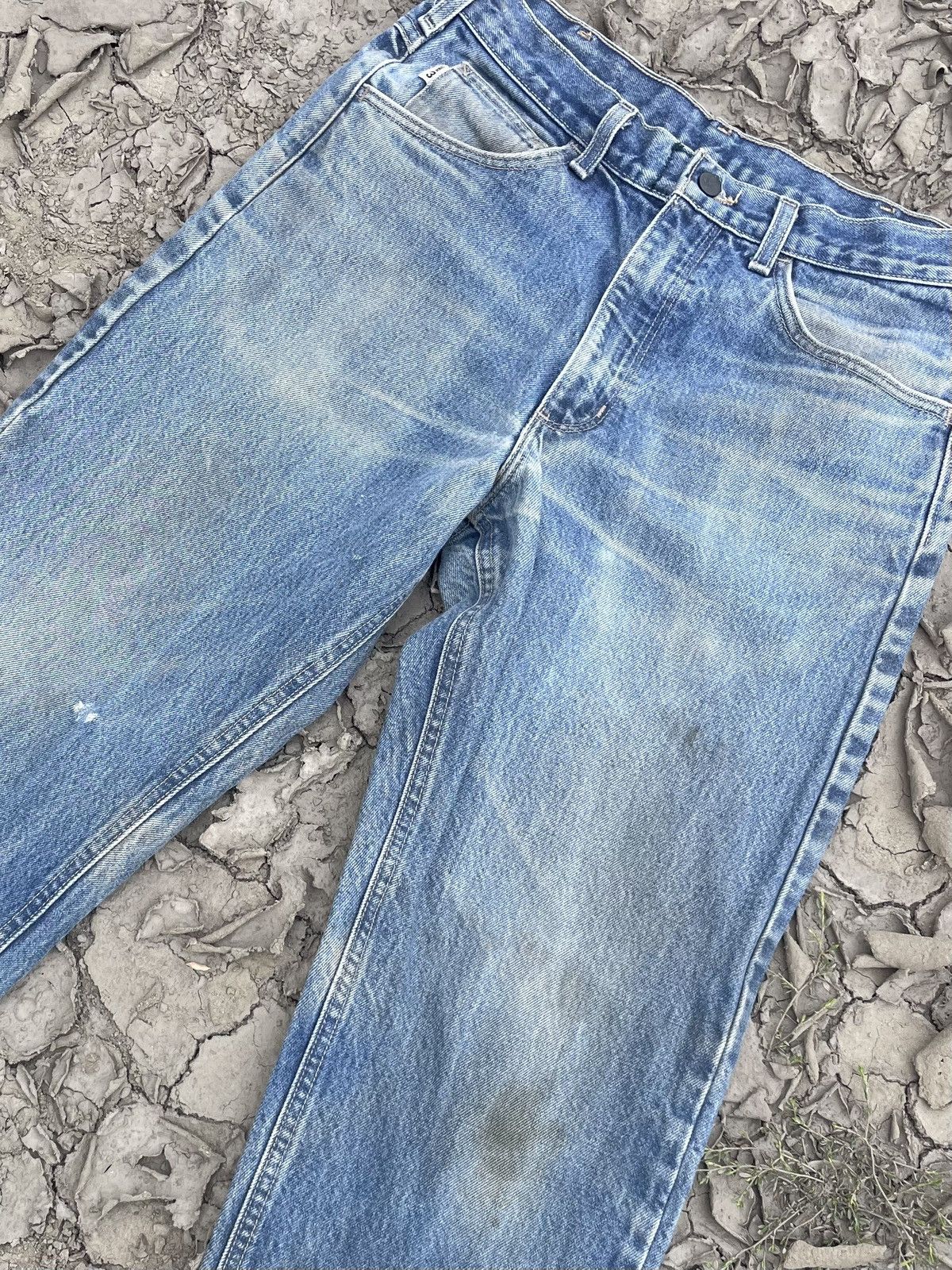 Carhartt Vintage Carhartt 2006 flame-resistant distressed jeans Size US 33 - 5 Thumbnail
